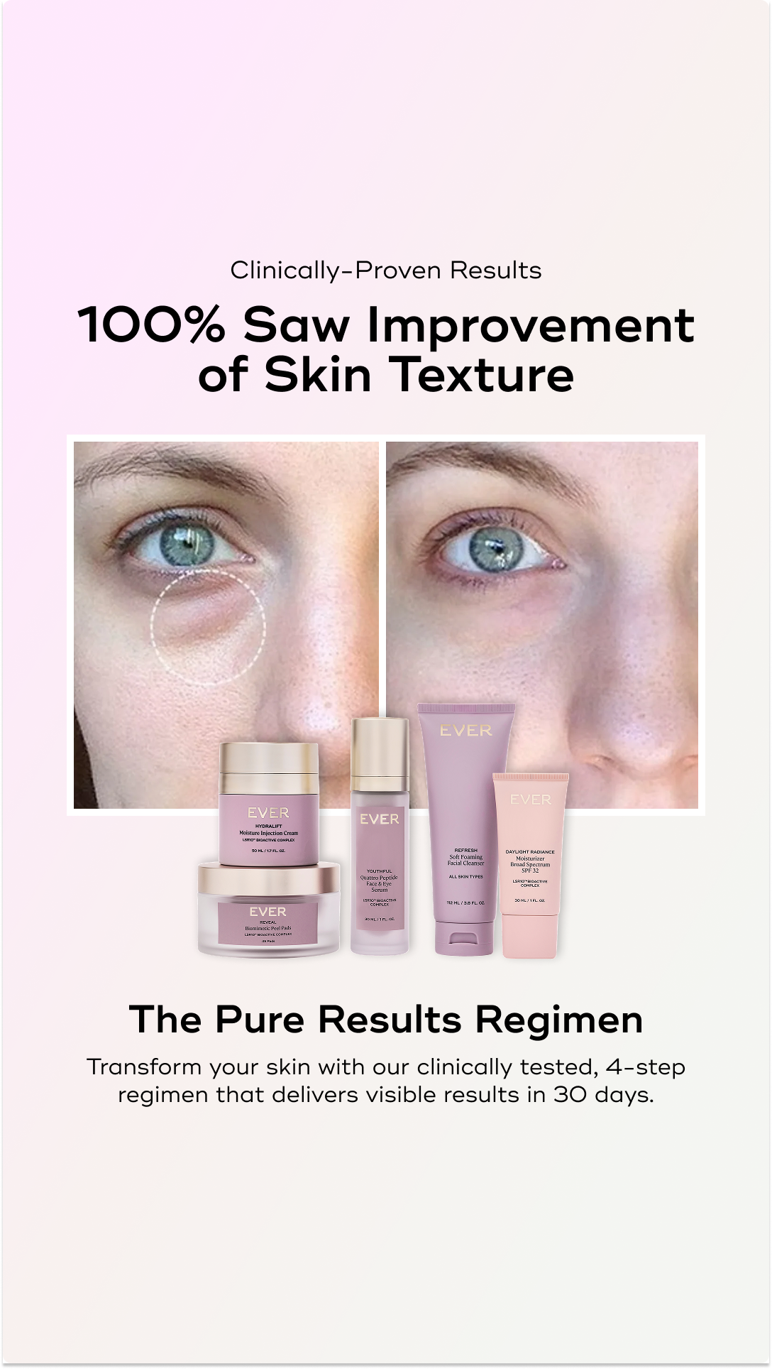 EVER Cleanical Skincare Facebook ad