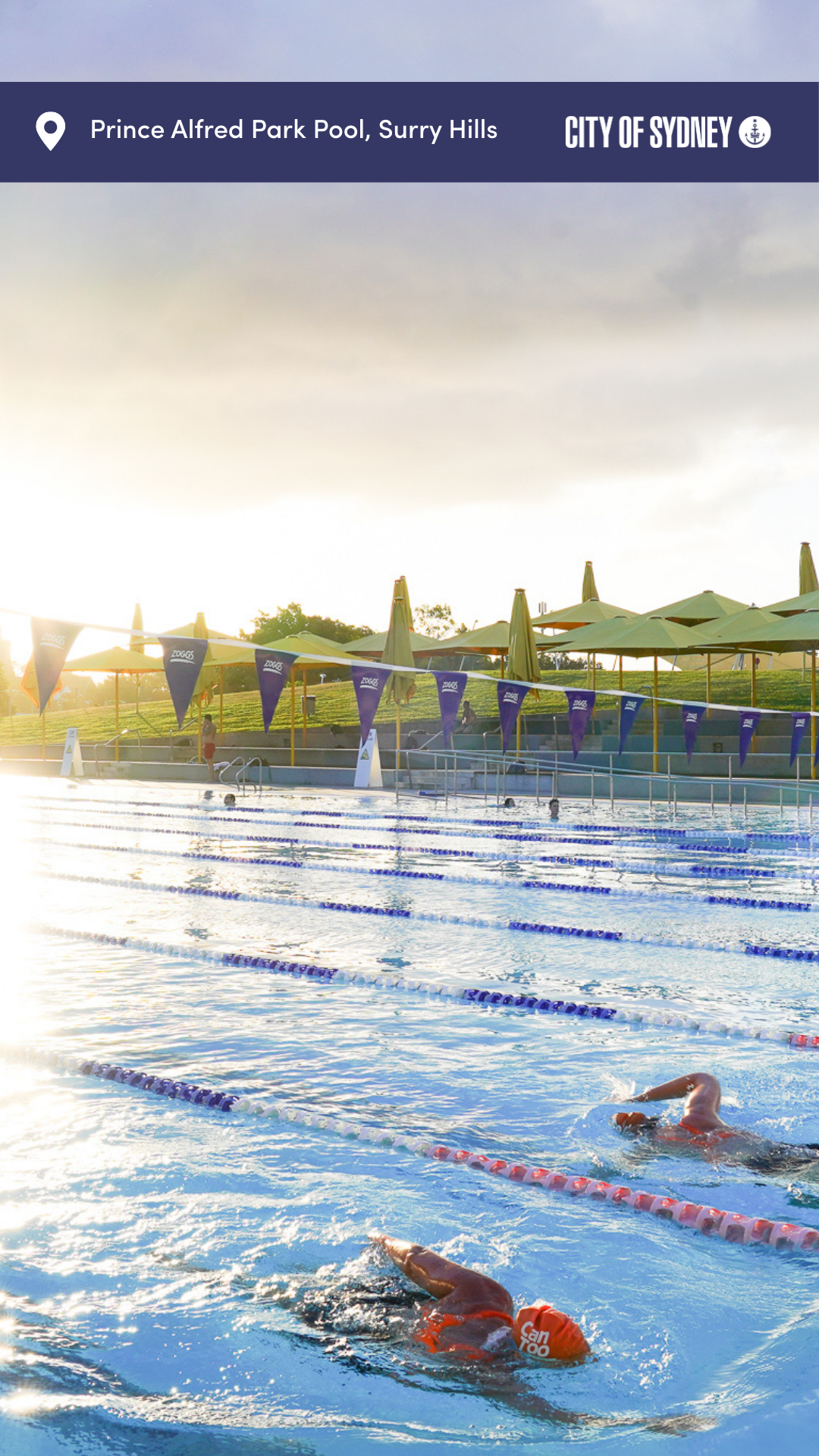 Prince Alfred Park Pool Facebook ad from Apr 10, 2026