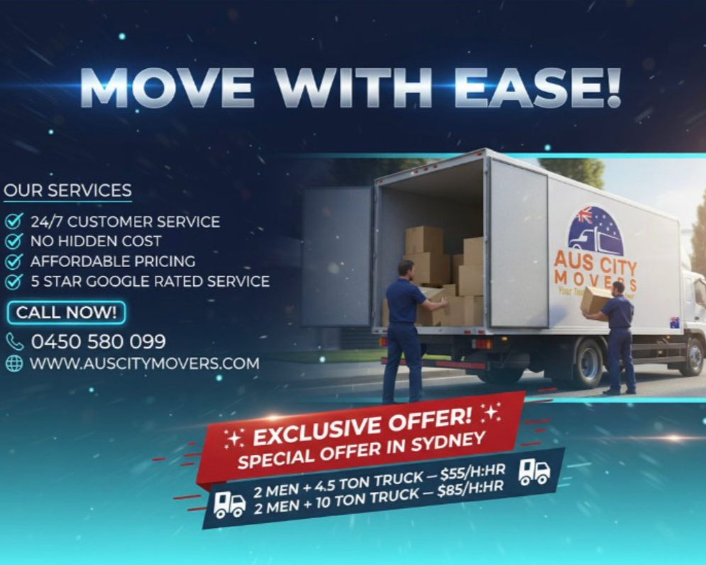 Aus City Movers Facebook ad: Exclusive DISCOUNT, Limited Time!