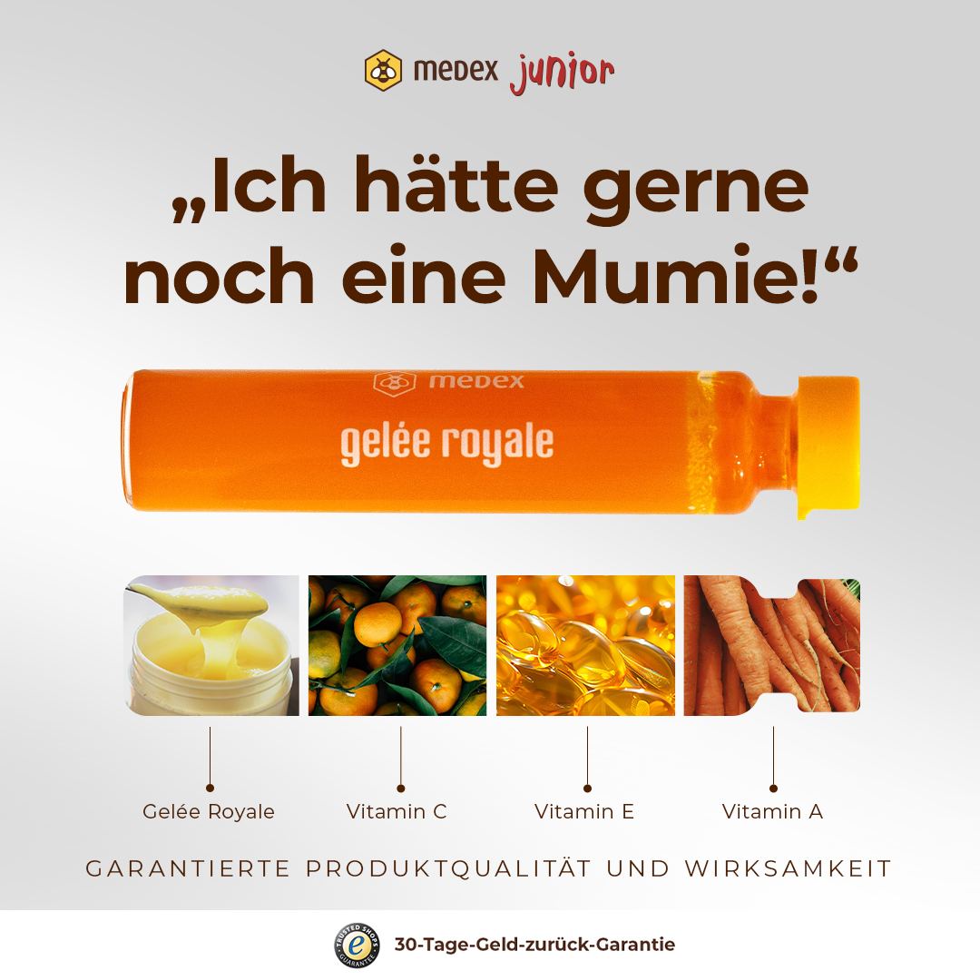Medex Deutschland Facebook ad: Eine köstliche Wahl für Ihre Kinder.