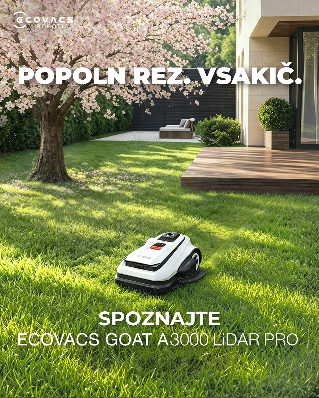 Ecovacs Slovenija Facebook ad: Robotska kosilnica Ecovacs | ECOVACS Slovenija