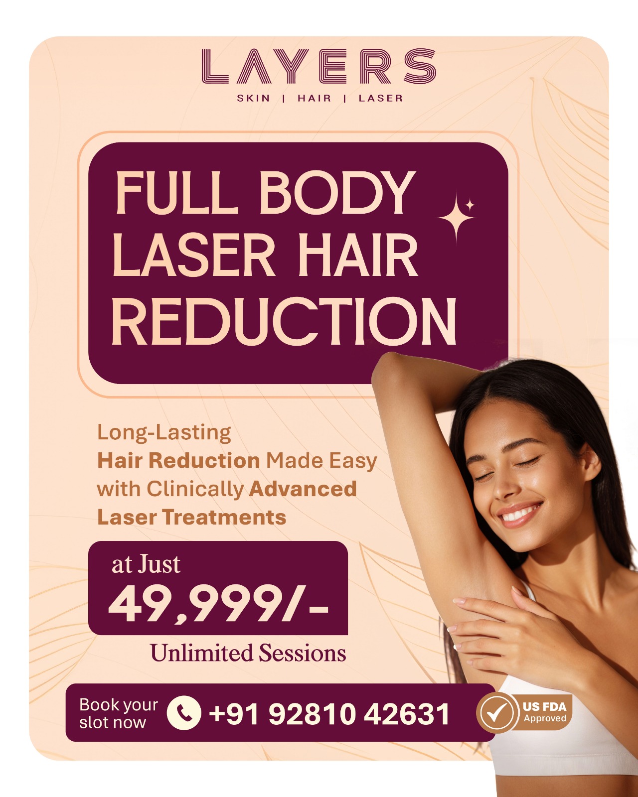 Layers Clinics Facebook ad