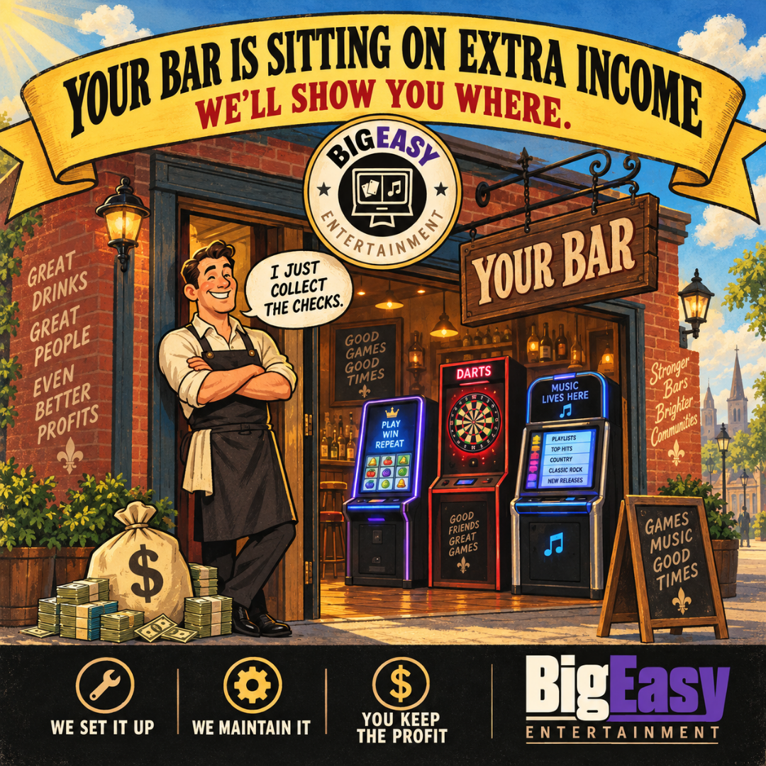 Big Easy Entertainment Facebook ad from Sep 14, 2026