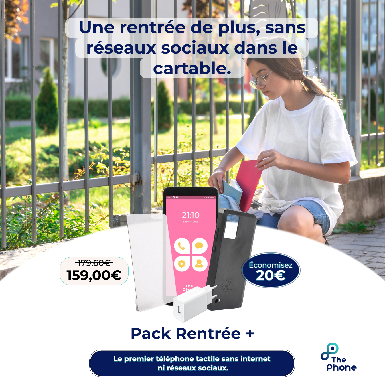 ThePhone Facebook ad: Une rentrée de plus sans réseaux sociaux