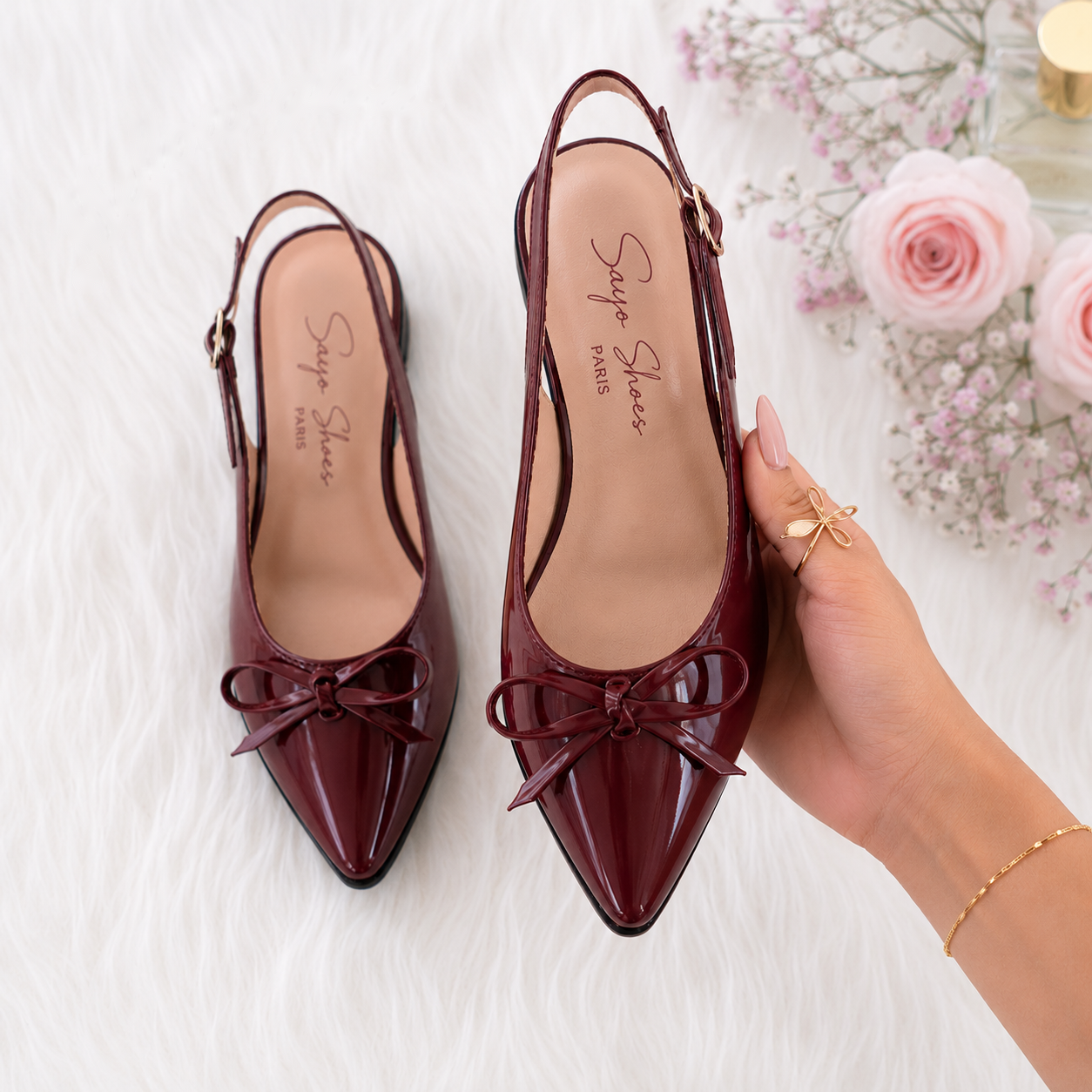 SAYO SHOES Facebook ad: Las baletas que transforman cualquier look.