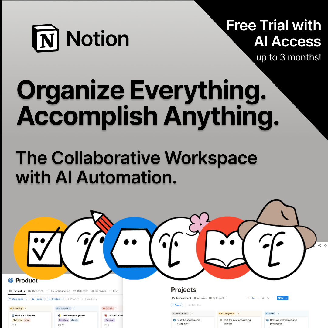 Notion Facebook ad