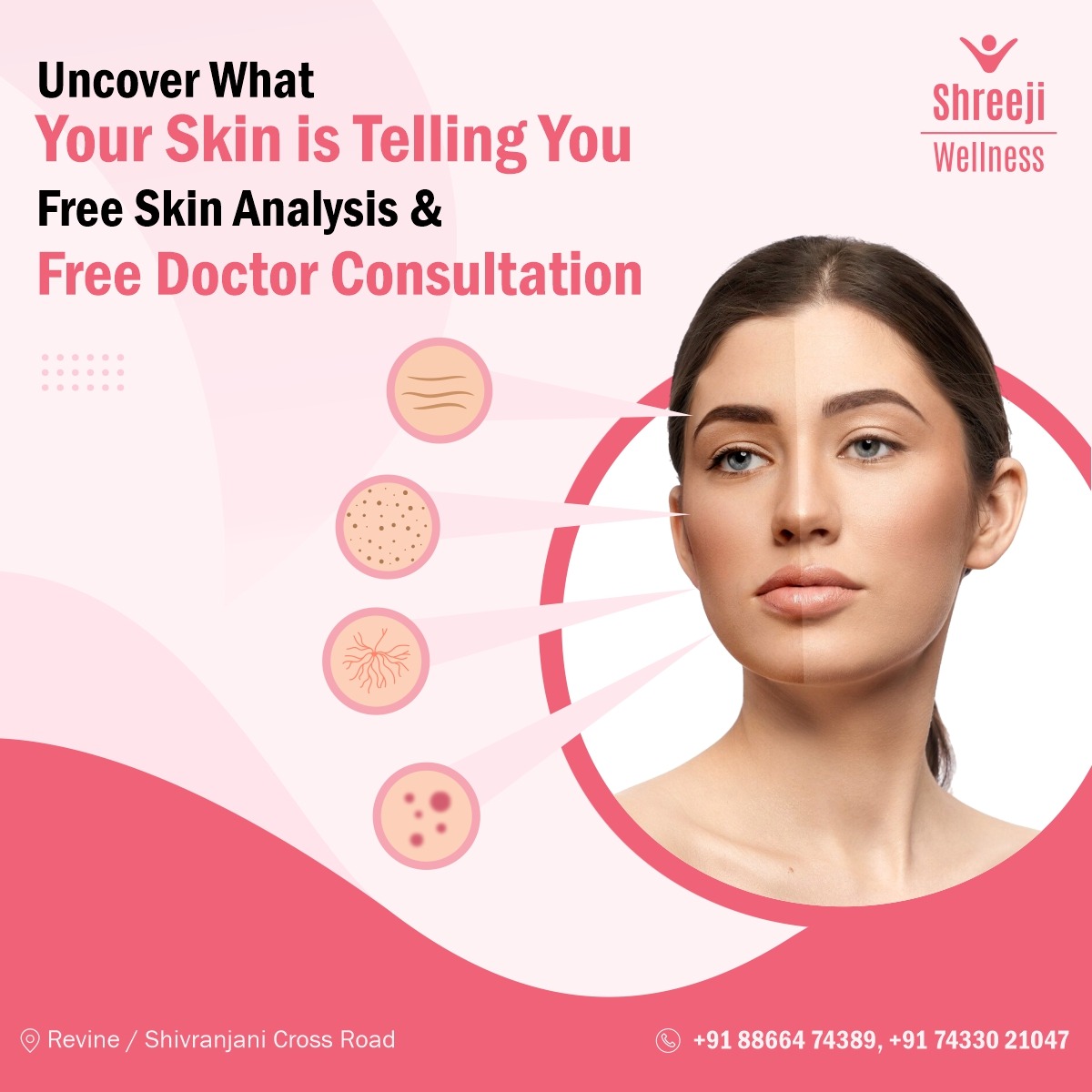 RevineNaturopathy Facebook ad: Free Advanced Skin Analysis