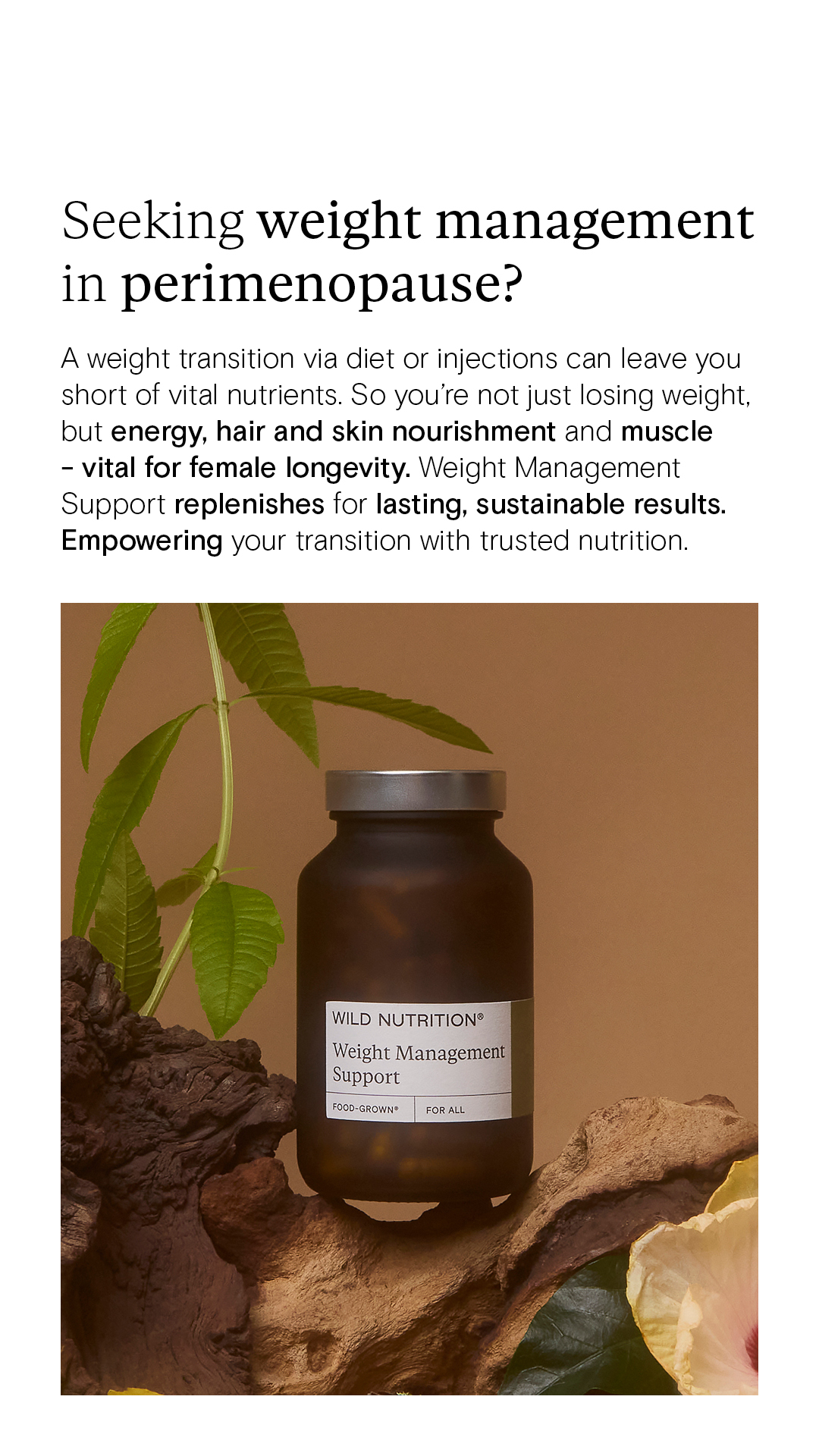 Wild Nutrition Facebook ad