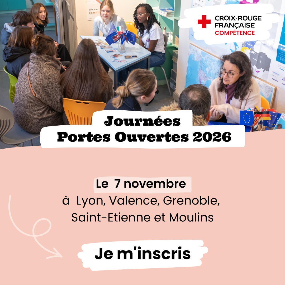Croix-Rouge Compétence Facebook ad: Inscris-toi dès maintenant
