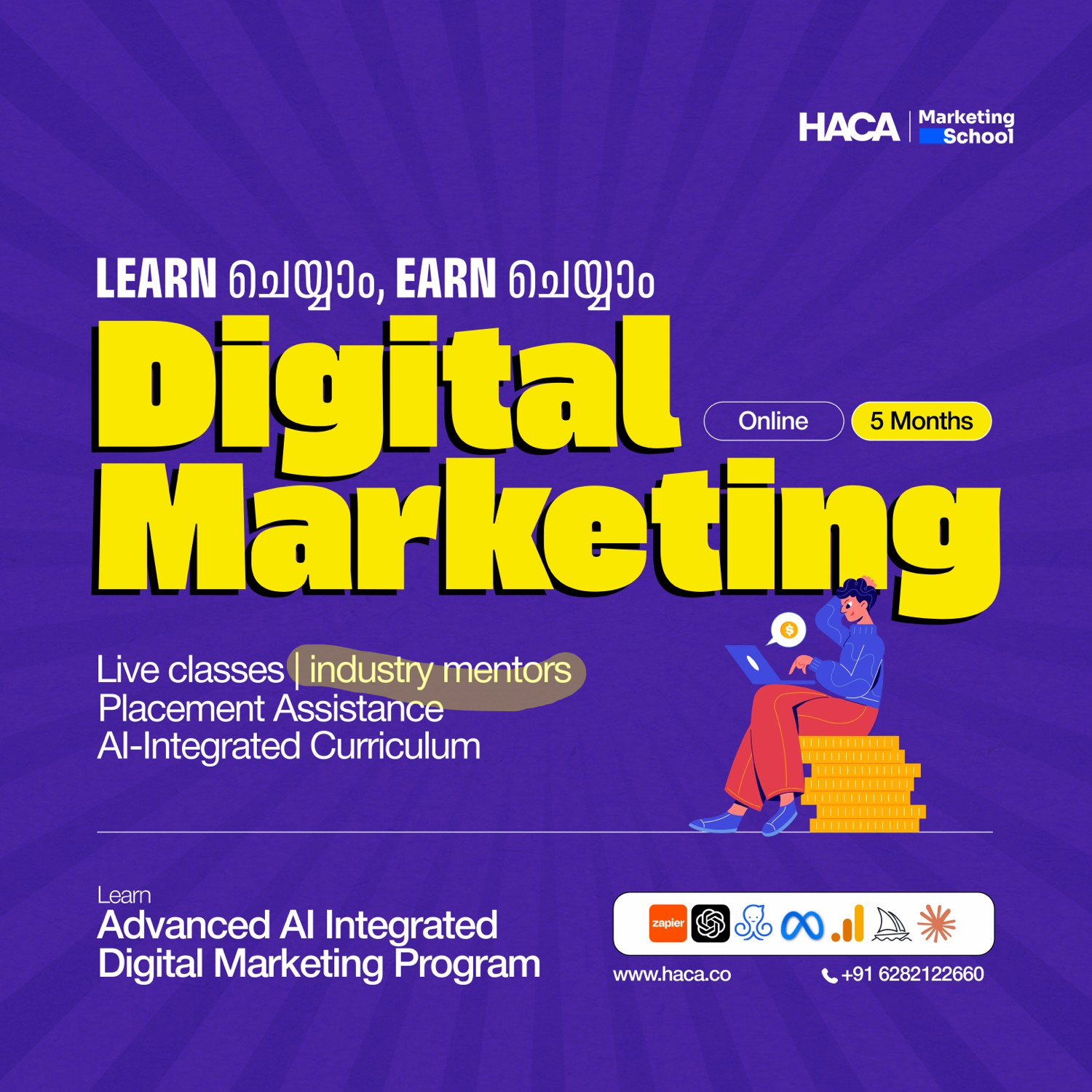 HACA Marketing School Facebook ad