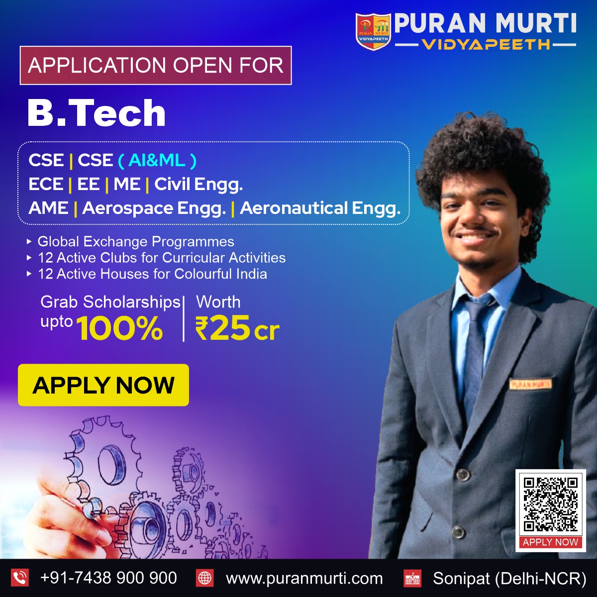 Puran Murti Vidyapeeth - PMV Facebook ad: Launch Your Engineering Career at PMV!