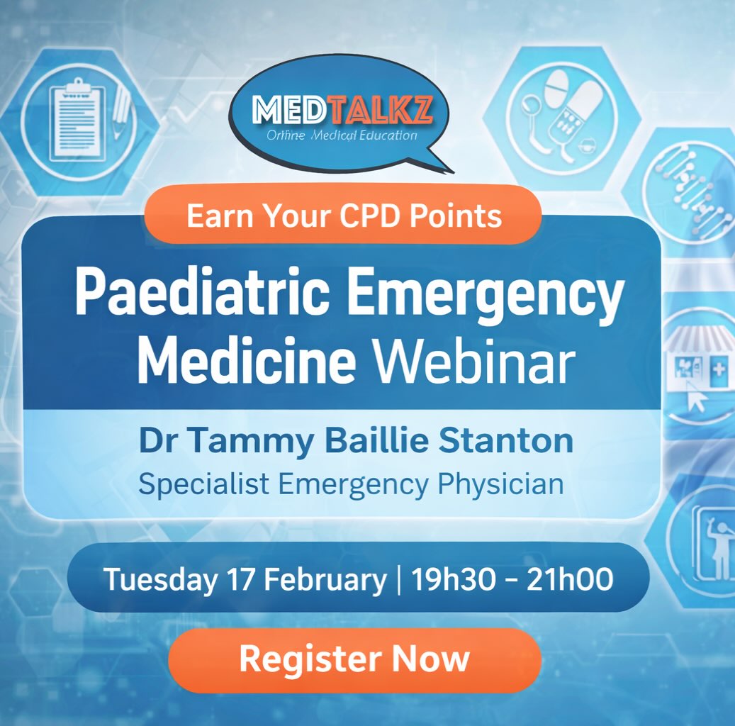 Medtalkz Facebook ad: Welcome! You are invited to join a webinar: Paediatric…