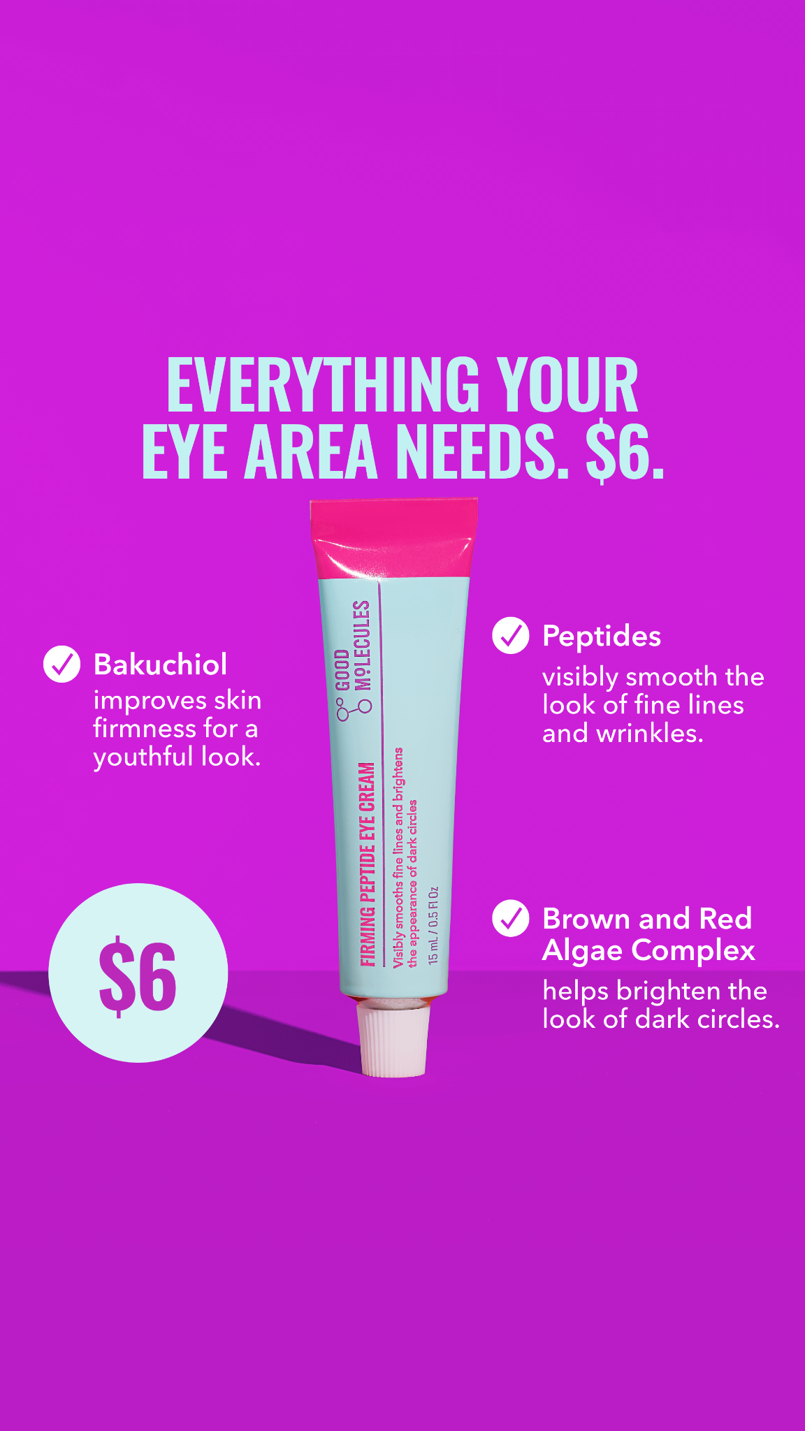 Good Molecules Facebook ad