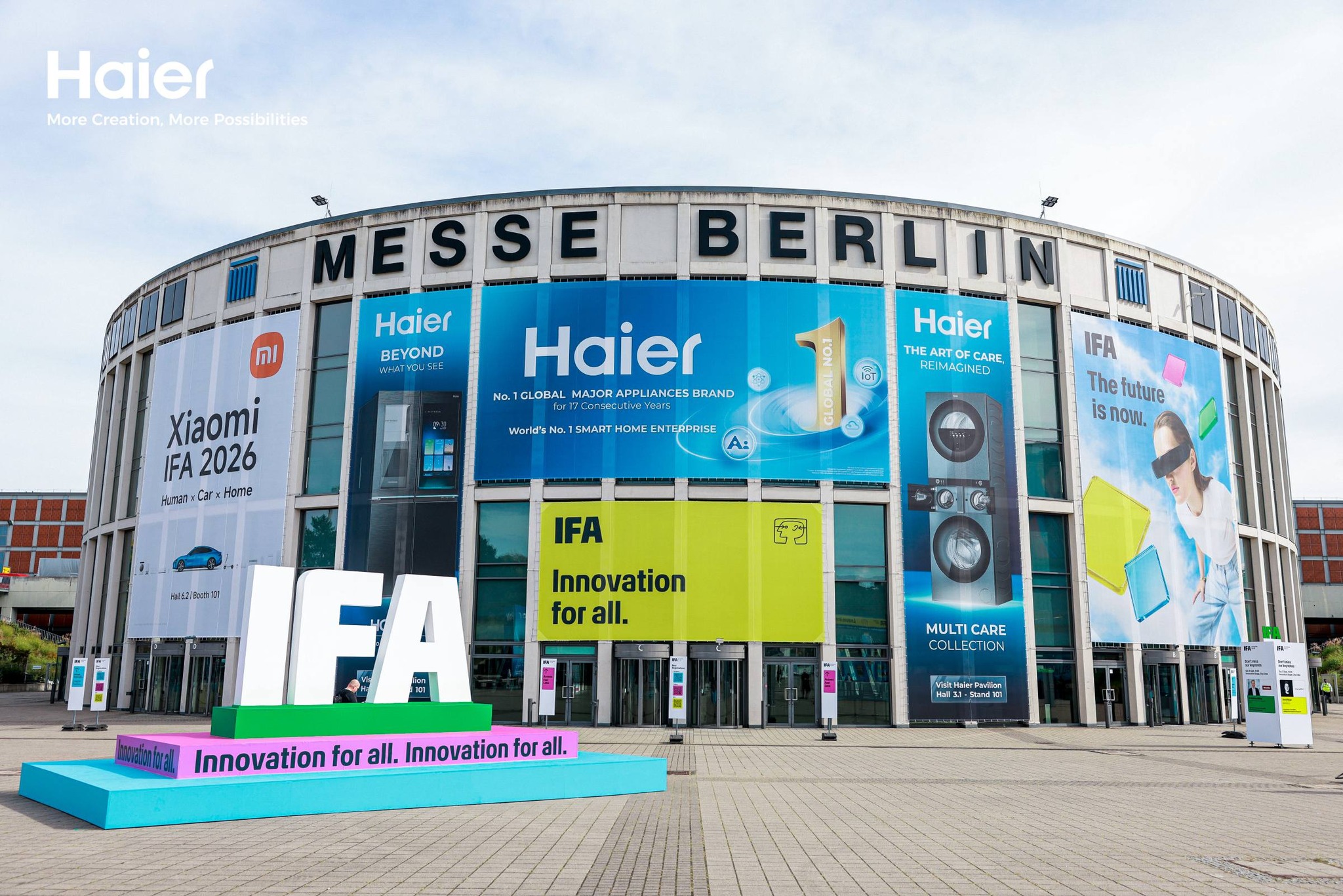Haier Facebook ad: Play with champions, Haier embarks on a new…
