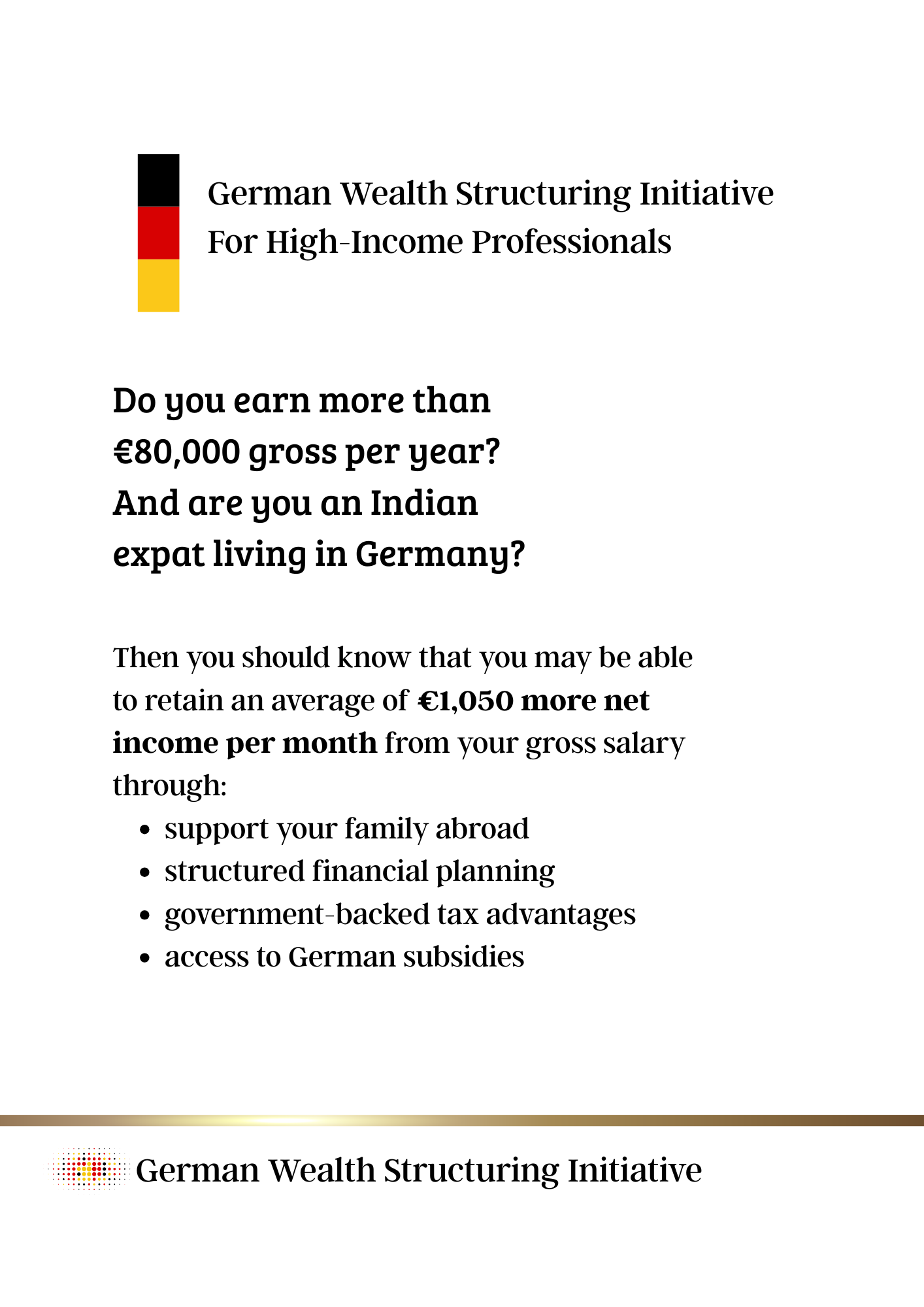 Finance-Guide-Germany Facebook ad: Do You Earn €80,000+ in Germany? Read This