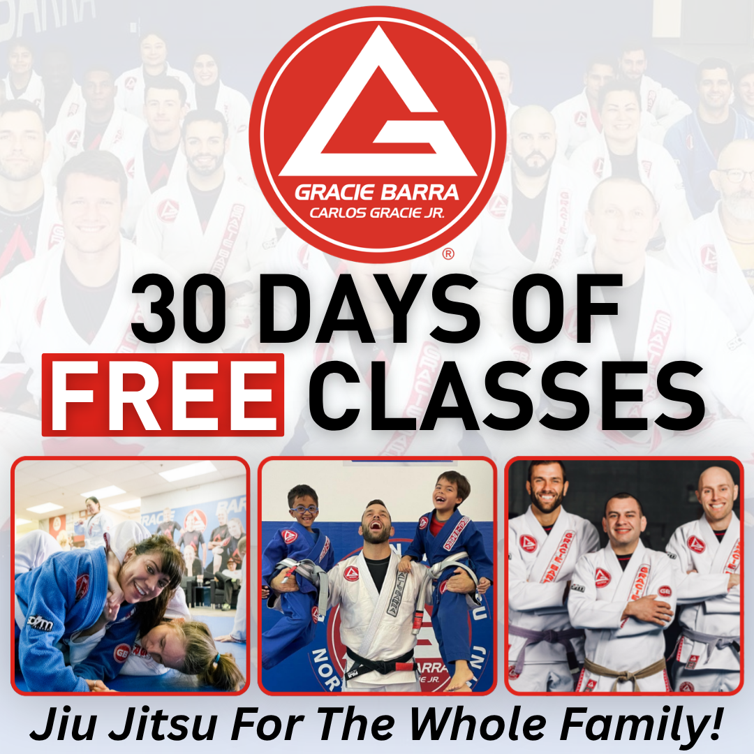 Gracie Barra Princeton Brazilian Jiu Jitsu & Self Defense Facebook ad: GET 30 DAYS FREE