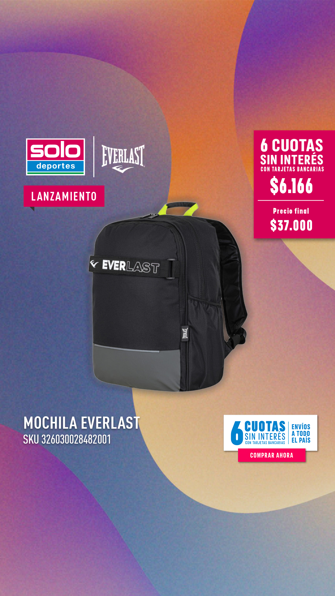 Solo Deportes - una pasión nacional Facebook ad
