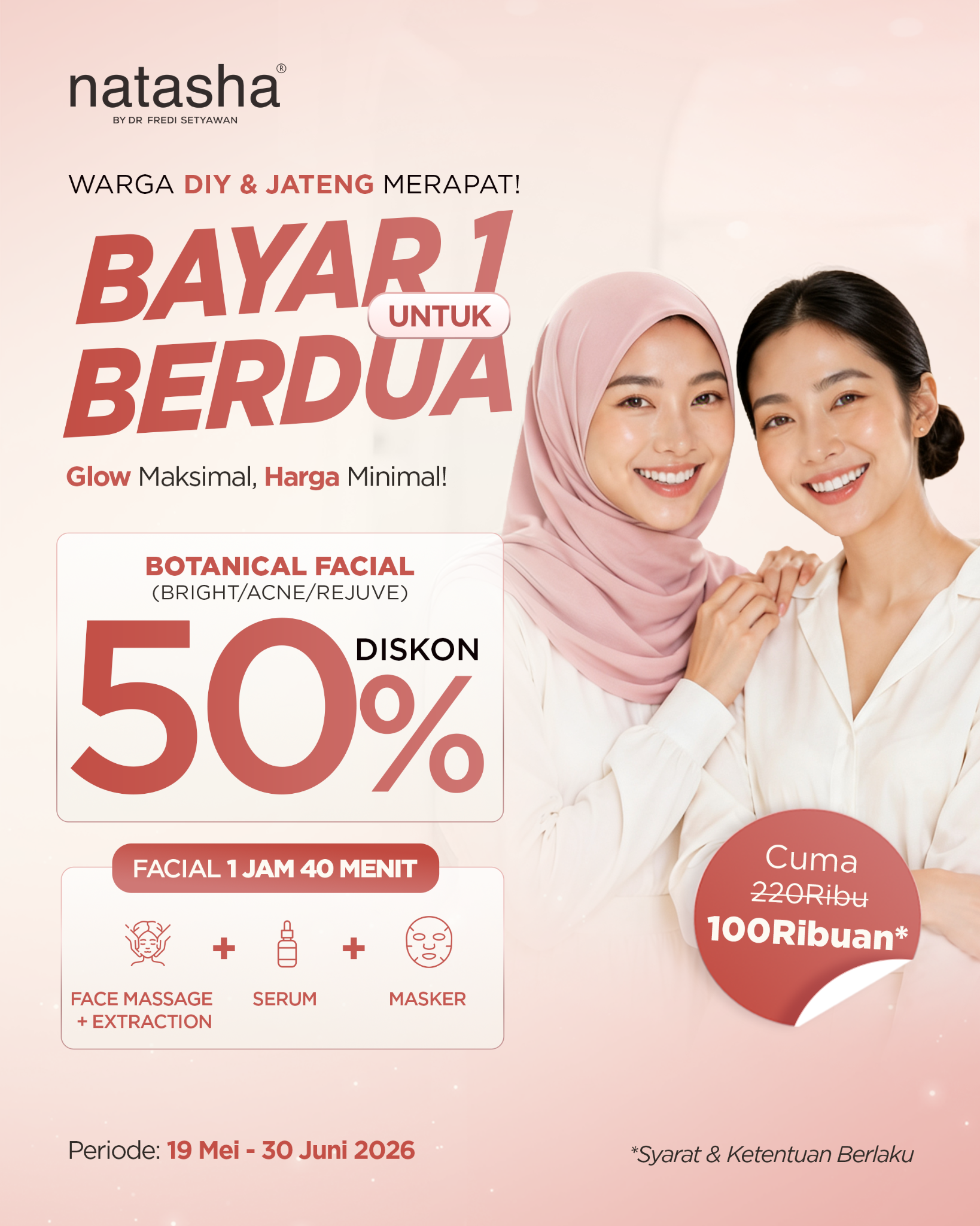 Natasha Skin Clinic Center Facebook ad
