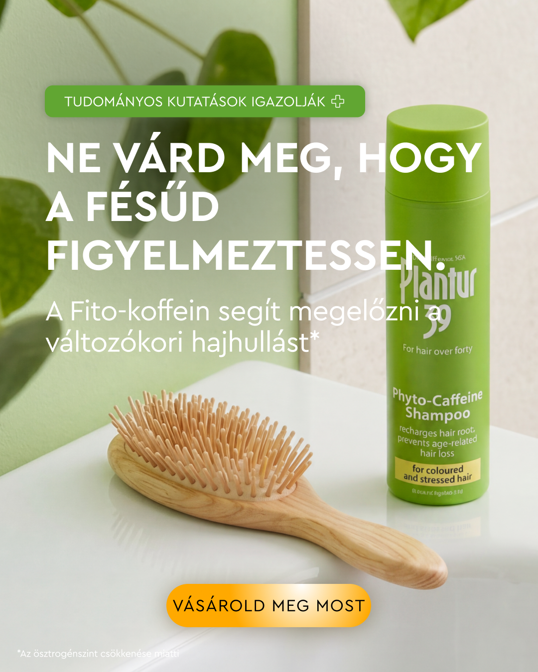 Plantur Facebook ad: Ne hagyd, hogy a menopauza megviselje a hajadat!