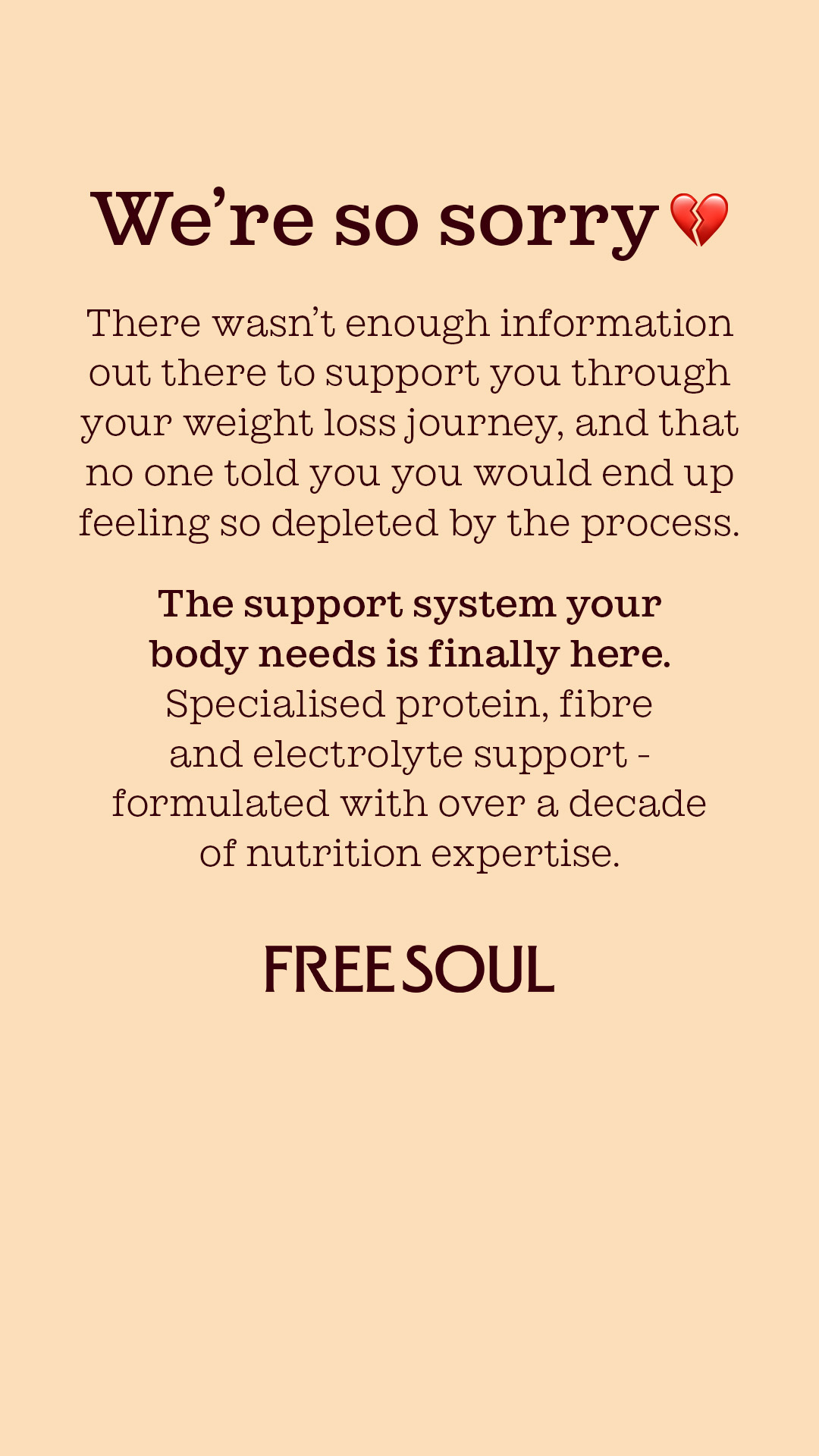 Free Soul Facebook ad