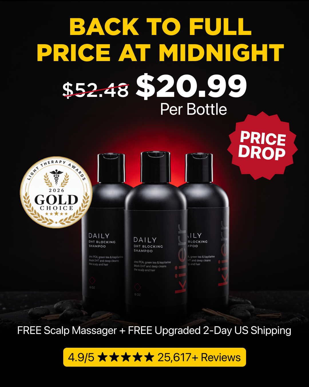 Kiierr Facebook ad: $52.48 Just Dropped To $20.99