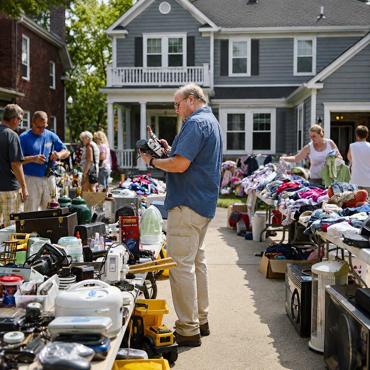 Garage Sale Tips Facebook ad