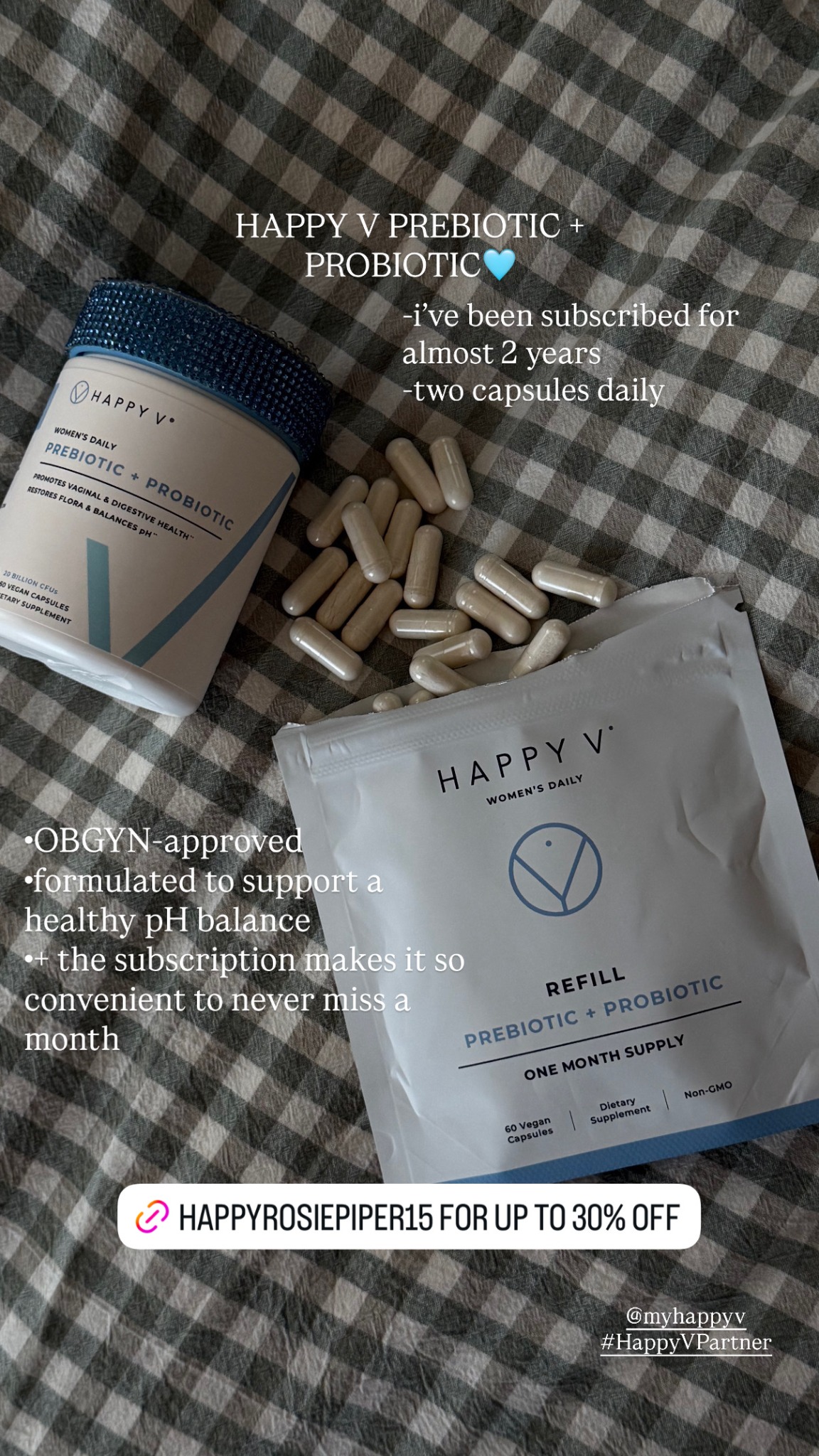 rosiepiper_ Facebook ad: Science-backed self-care women can count on