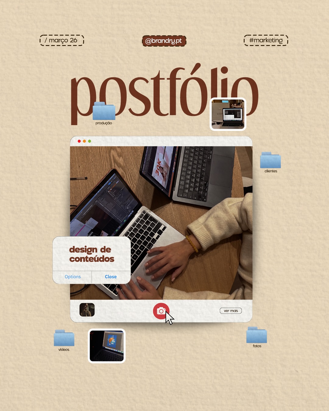 brandry.pt Facebook ad: Mais um postfólio de projetos que a Brandry…