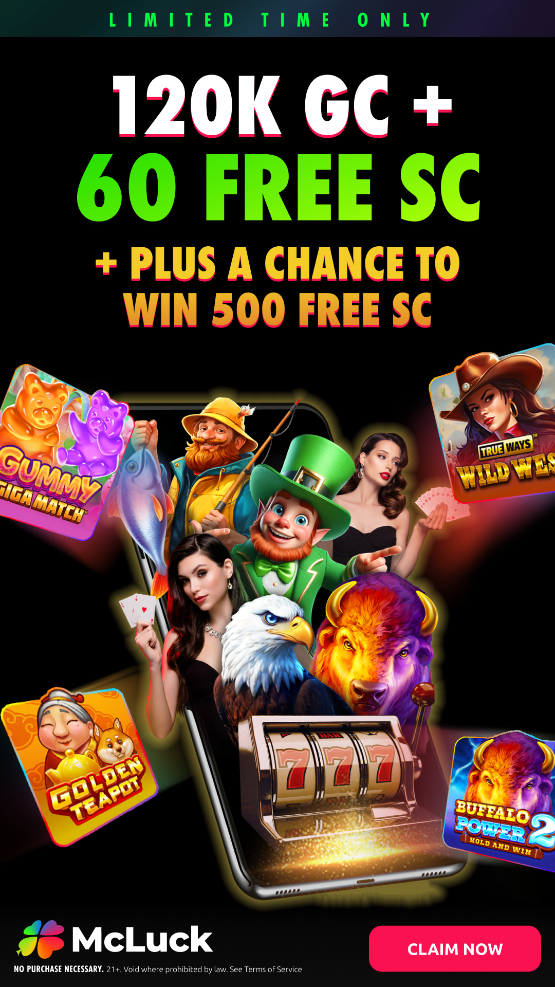 McLuck.com Facebook ad