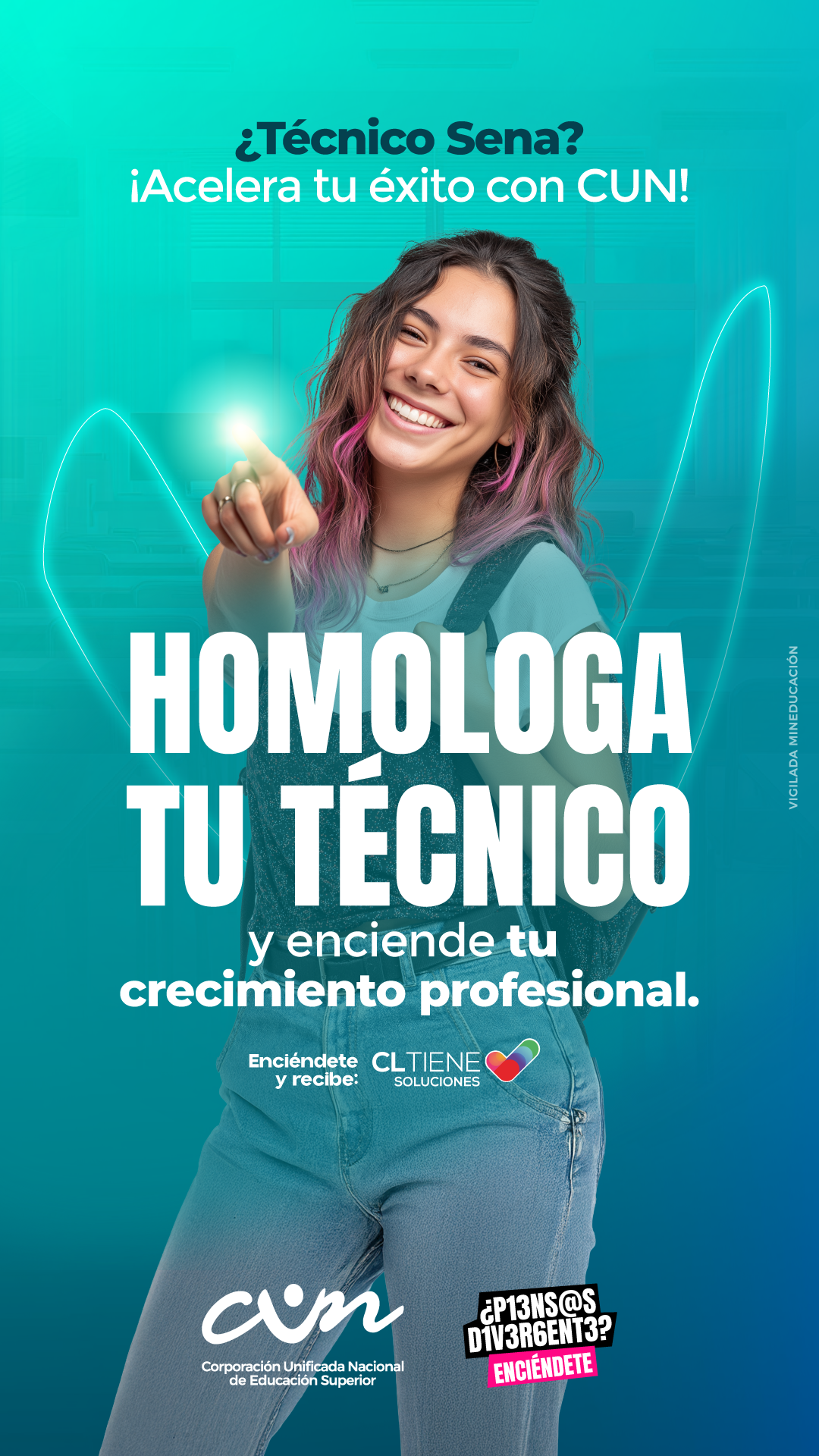 CUN - Corporación Unificada Nacional de Educación Superior Facebook ad