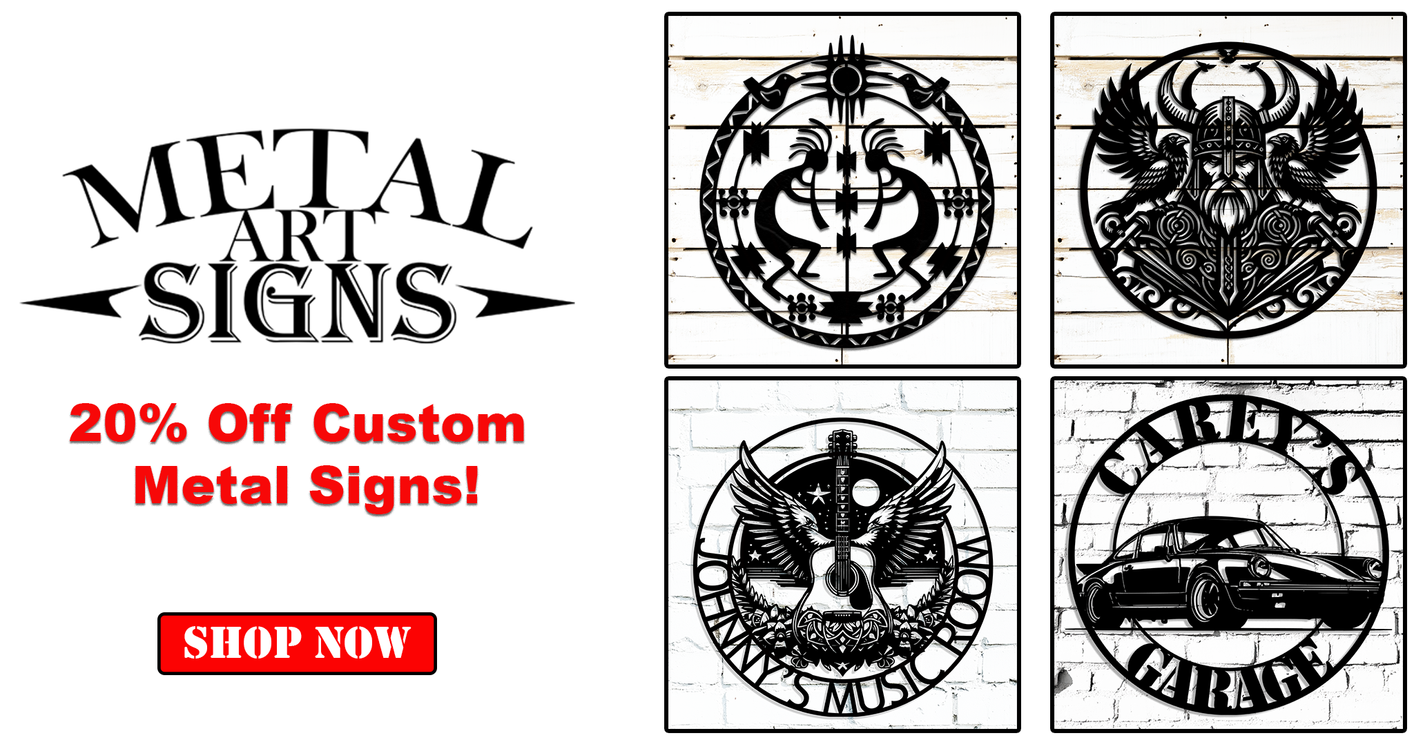 Metal Art Signs Facebook ad