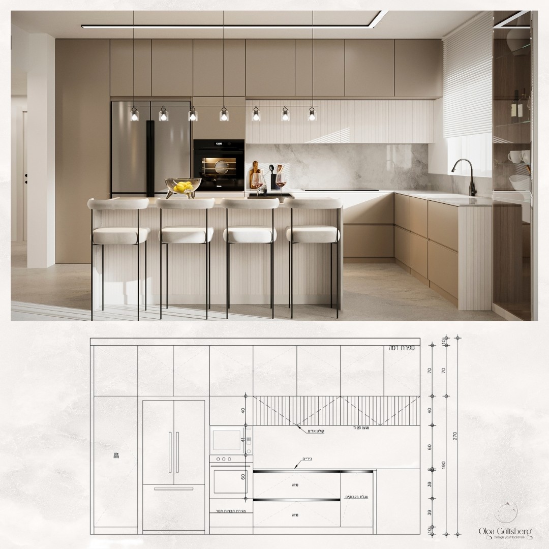 Olga Goltsberg - Architecture & Interior design Facebook ad: כשמתכננים דירת קבלן חדשה, כל פרט קטן משפיע.