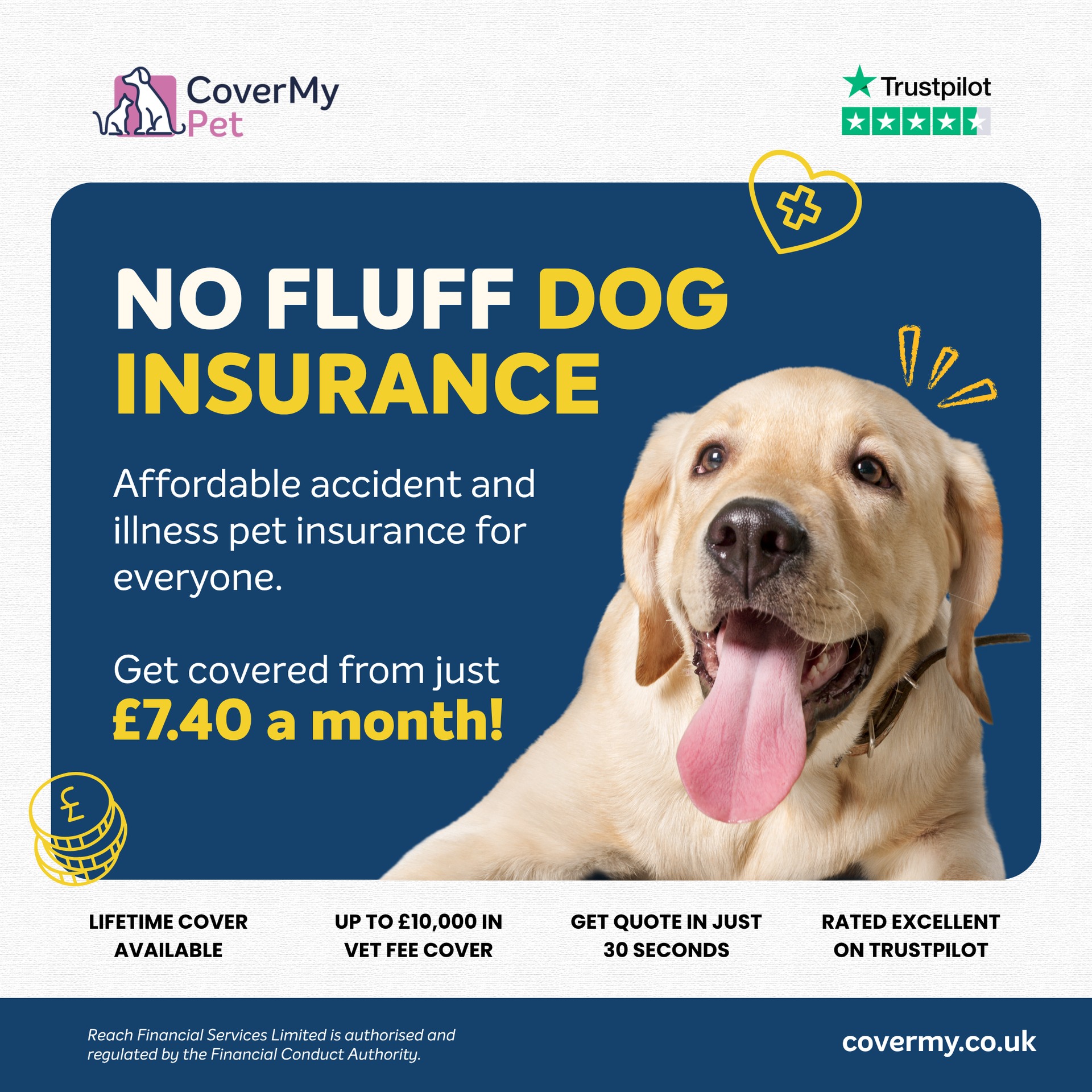 CoverMy Insurance Facebook ad