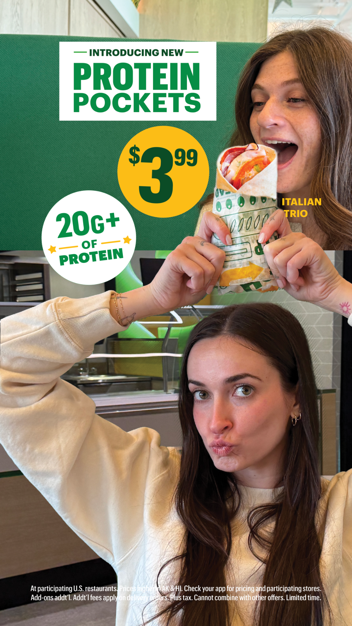 Subway Facebook ad