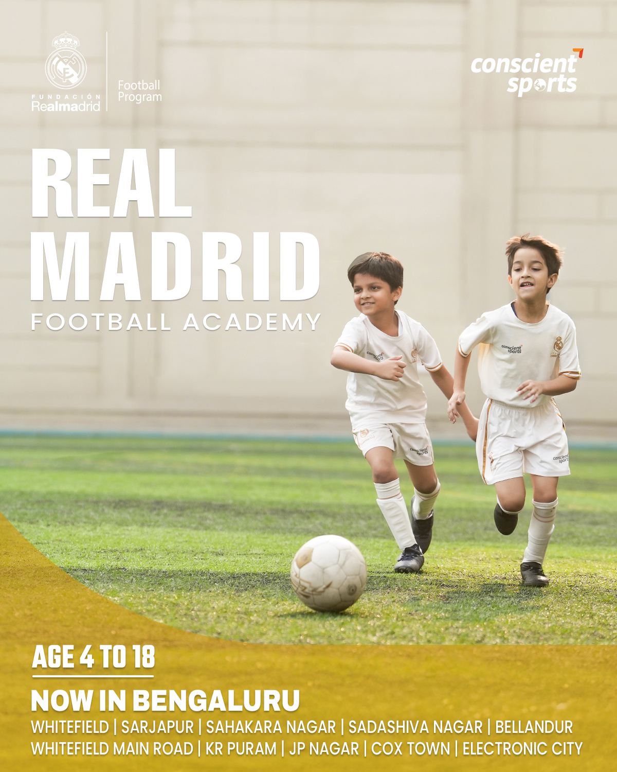RMF India - Partner Conscient Sports Facebook ad
