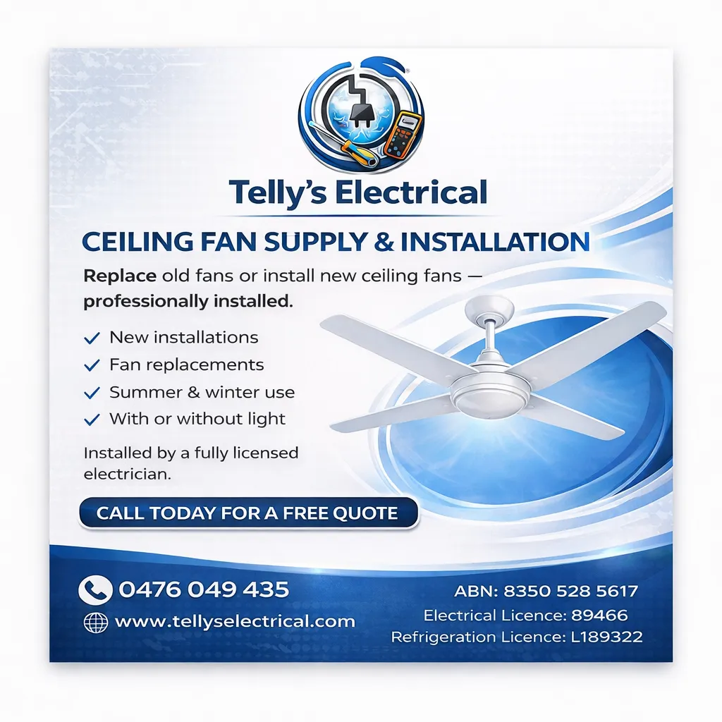 Telly's Electrical Maintenance Facebook ad