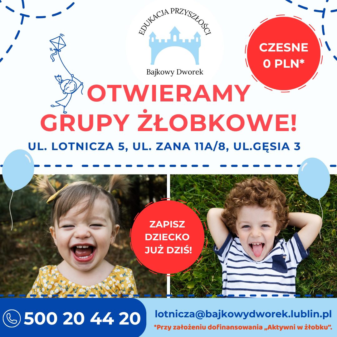 Bajkowy Dworek Edukacja Przyszłości Facebook ad: Czatuj w Messengerze