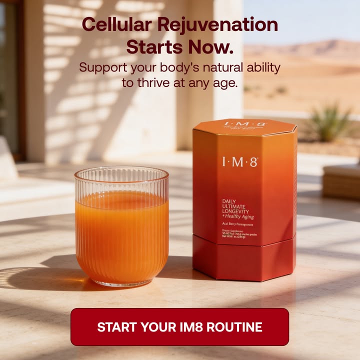 IM8 Global Facebook ad: Longevity Starts at the Cellular Level