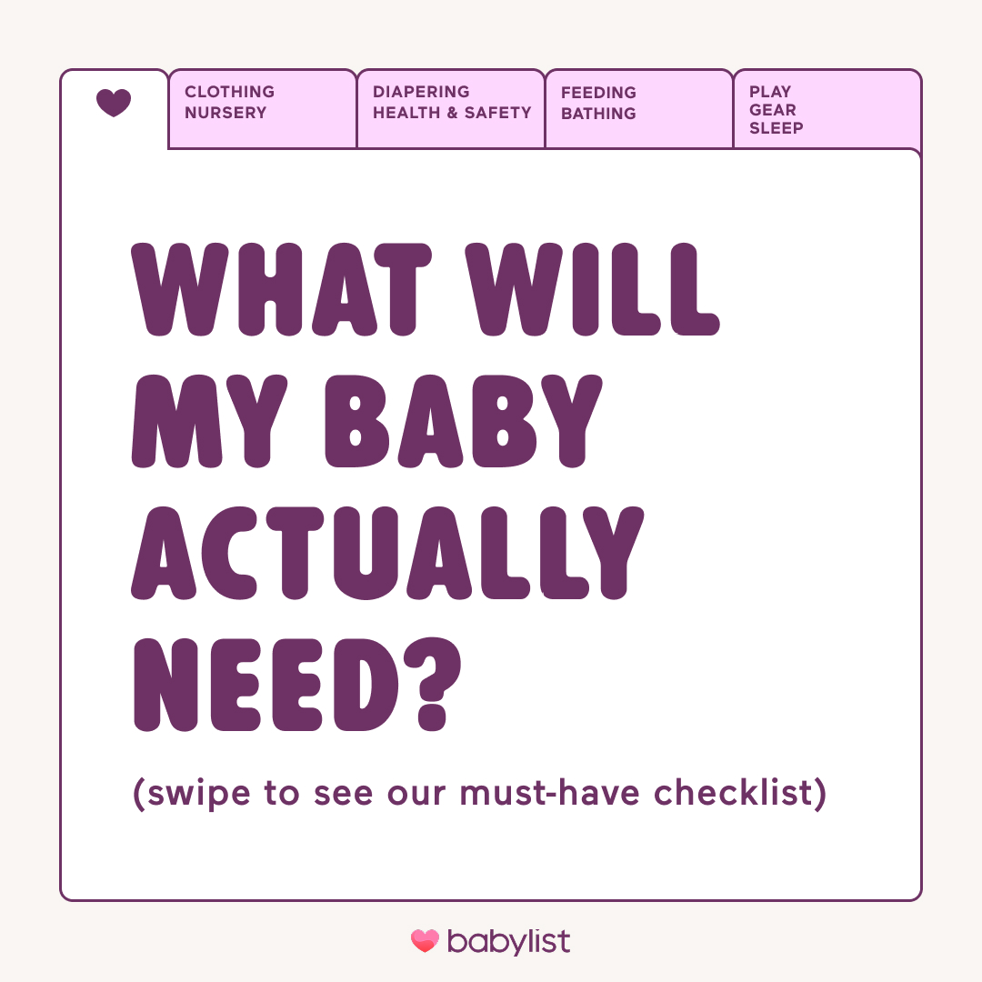 Babylist Facebook ad
