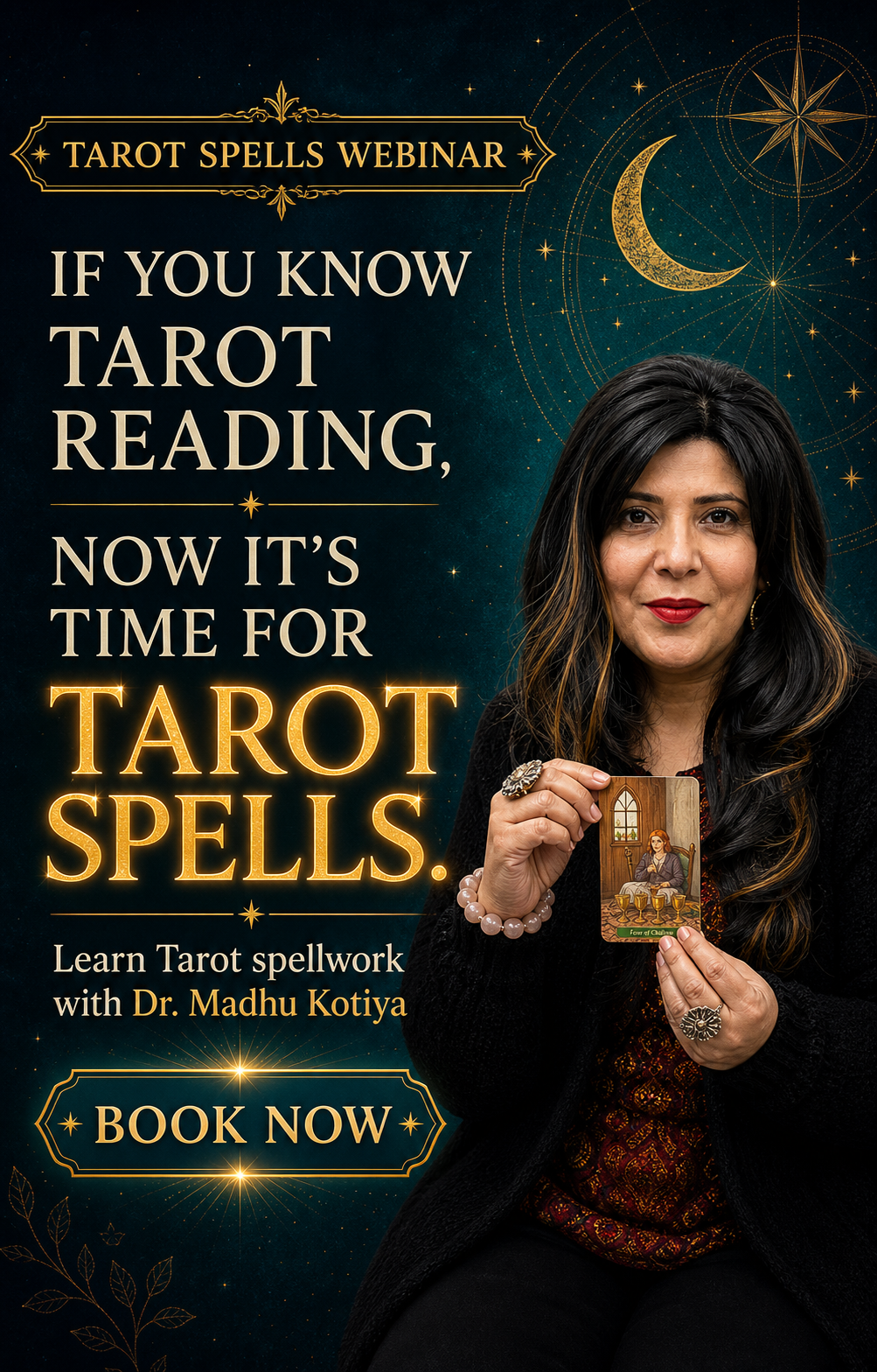 Madhu Kotiyaa Shezaim Facebook ad: Tarot Spells Webinar | Rs. 333