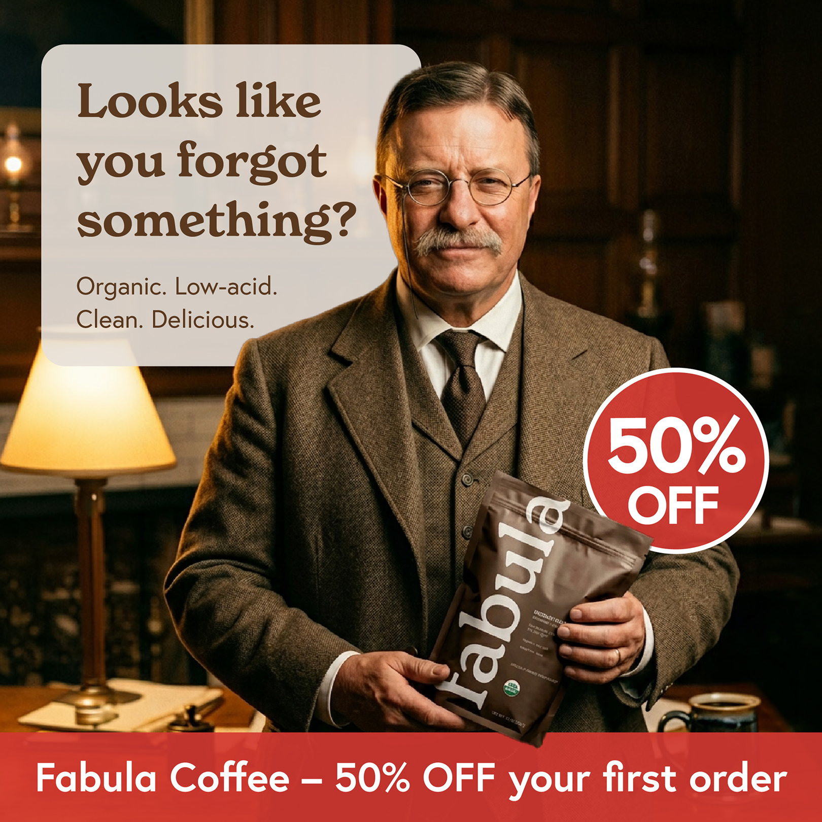 Fabula Coffee Facebook ad