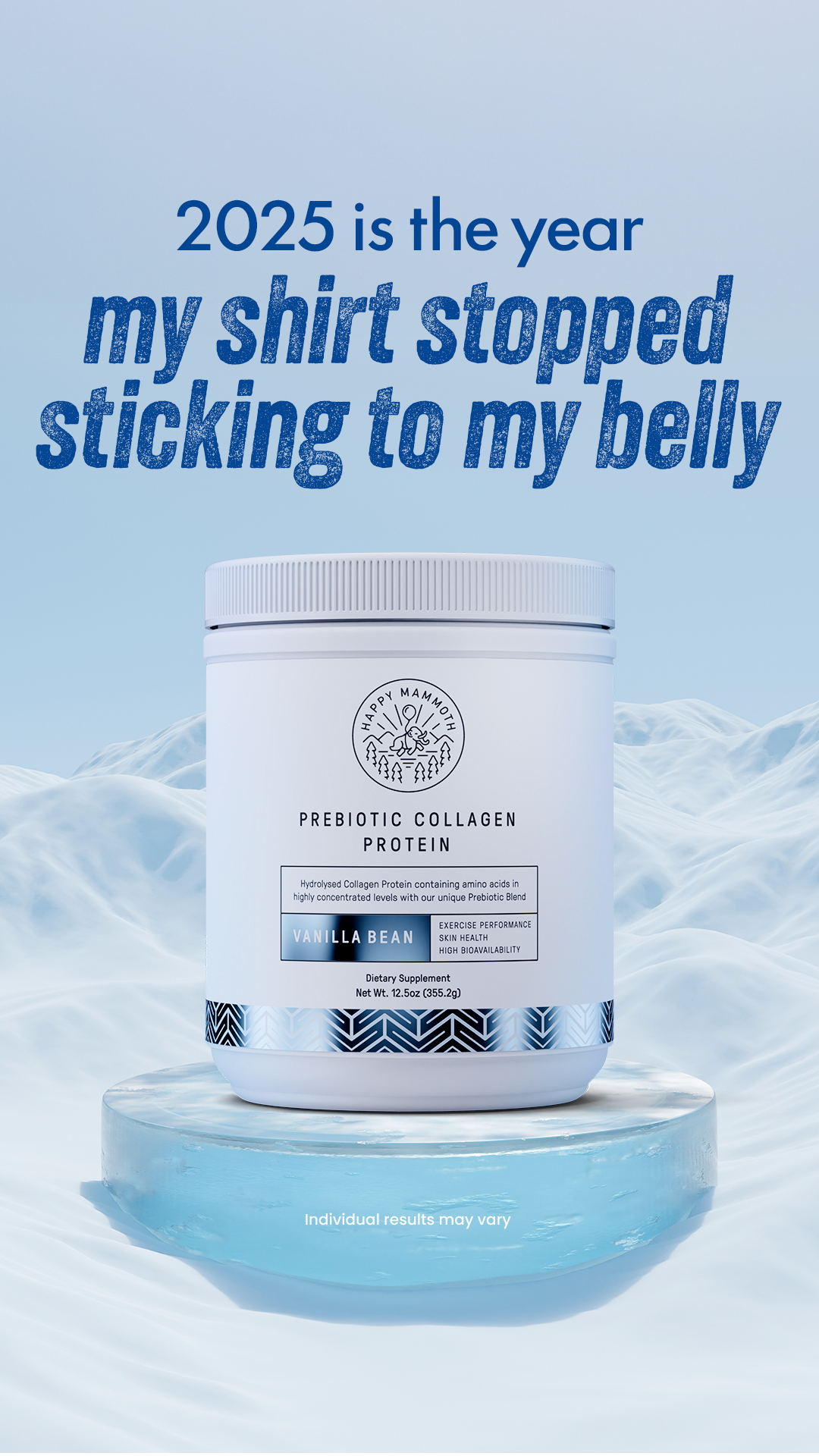 Happy Mammoth Facebook ad