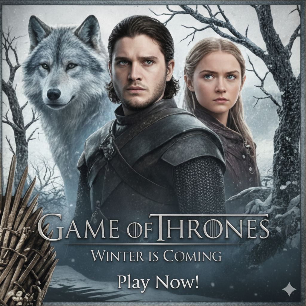 Game of Thrones at R2games.com Facebook ad