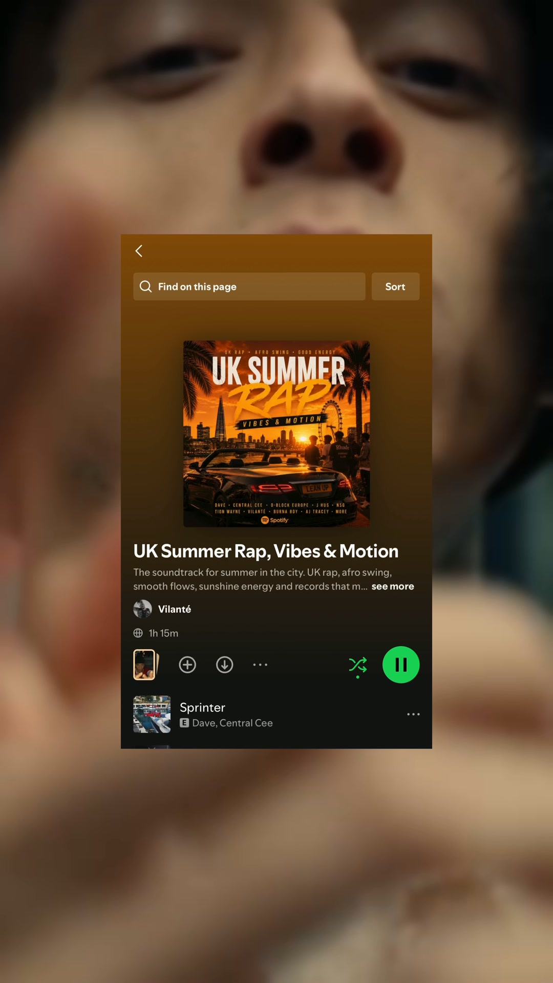 Vilanté Facebook ad: Summer Vibes Playlist