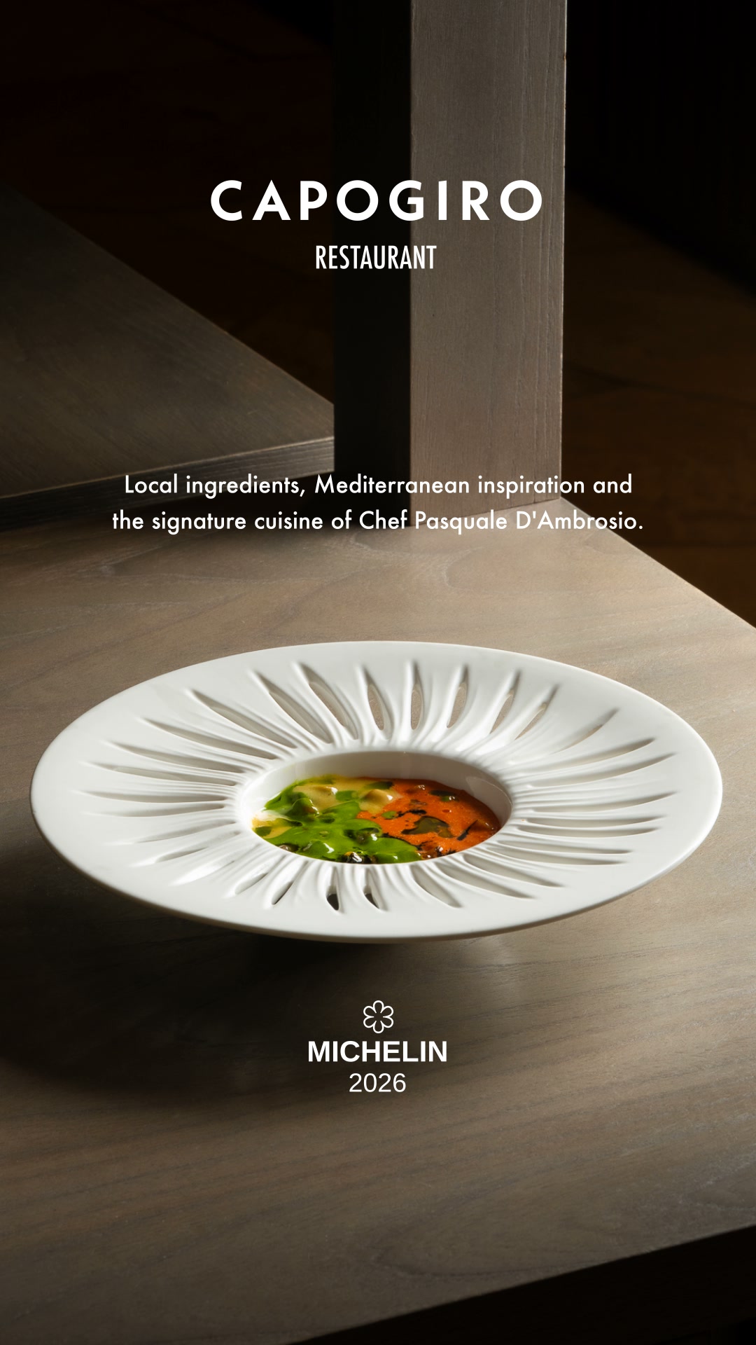 Capogiro Restaurant Facebook ad: CAPOGIRO RESTAURANT - 2026 Michelin Star