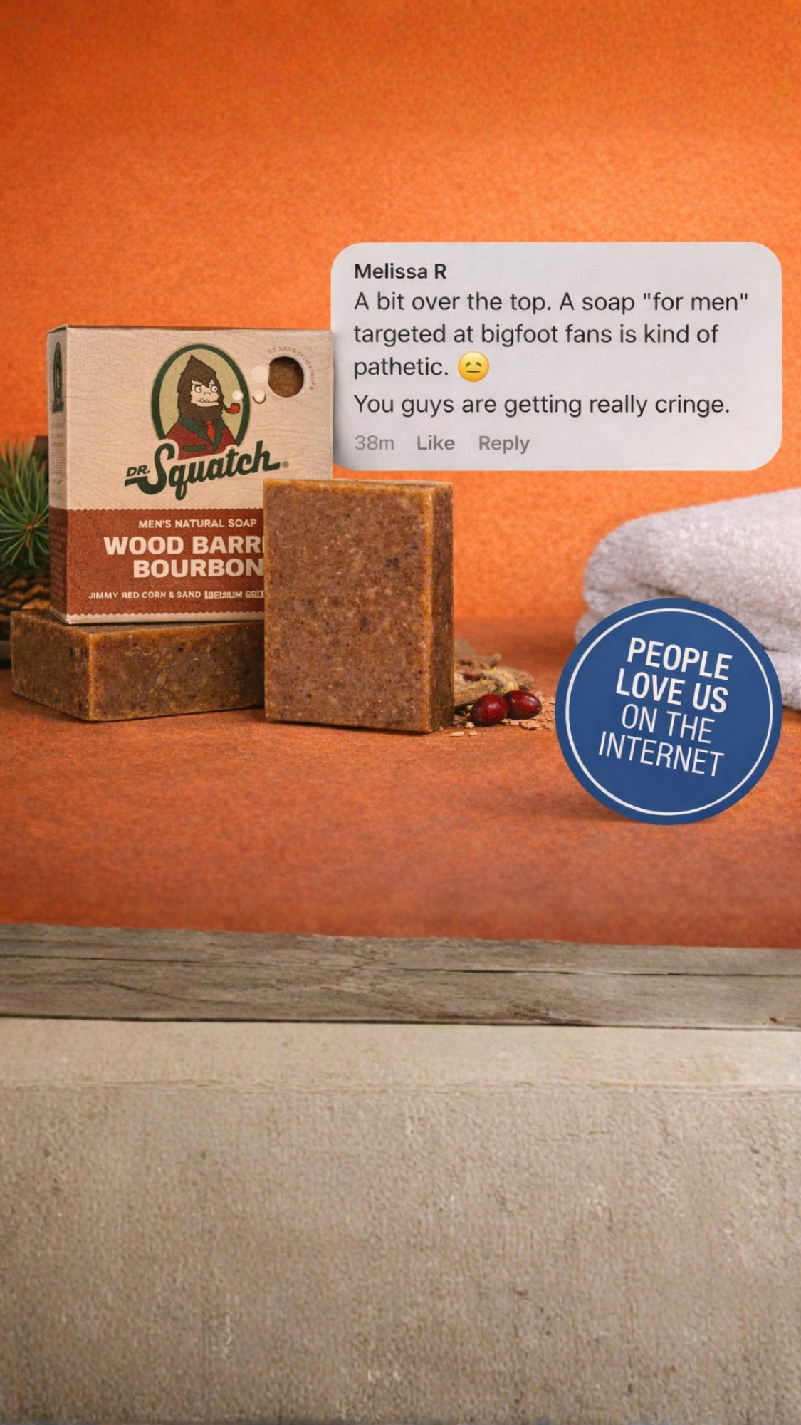 Dr. Squatch Facebook ad