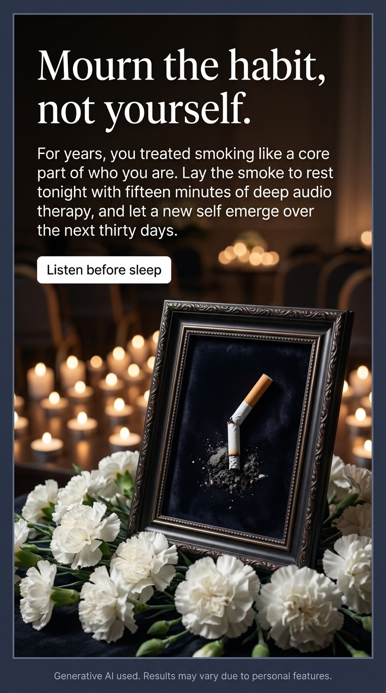 Hypnosis to Stop Smoking Facebook ad