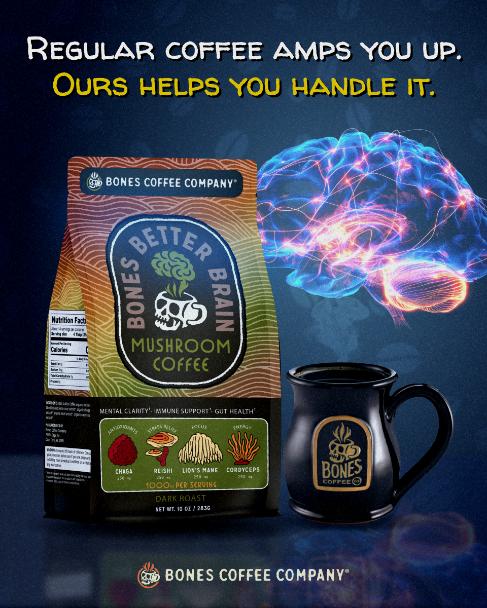 Bones Coffee Company Facebook ad