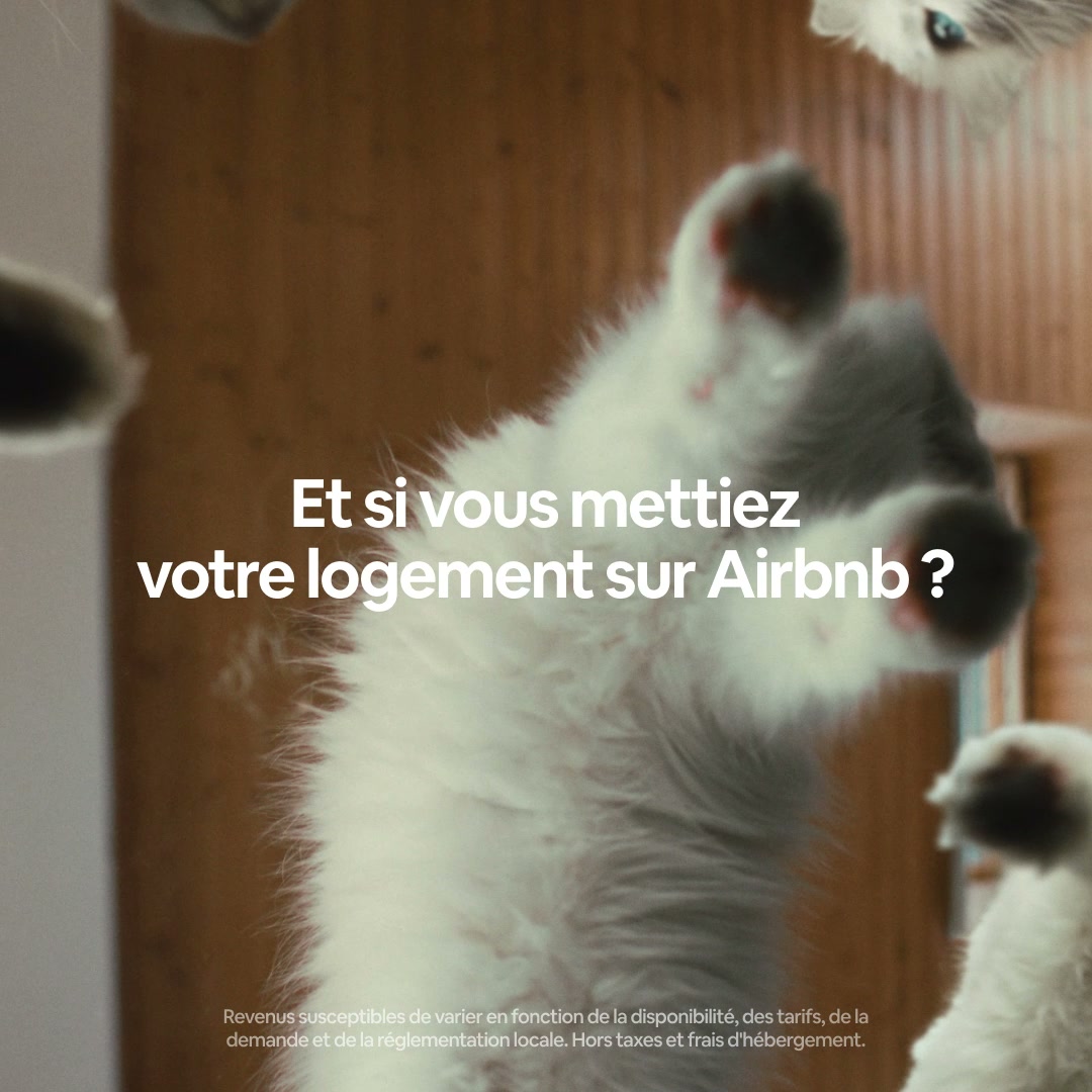 Airbnb Facebook ad: Devenez hôte sur Airbnb
