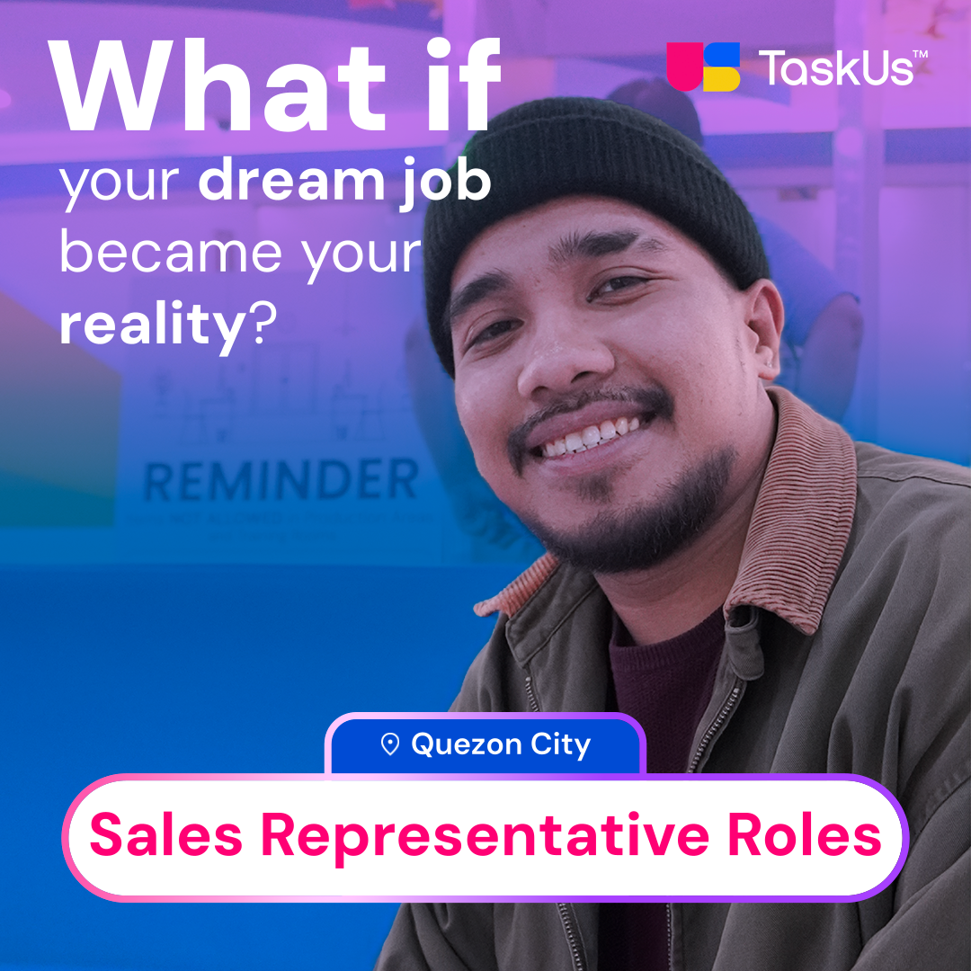 TaskUs Facebook ad